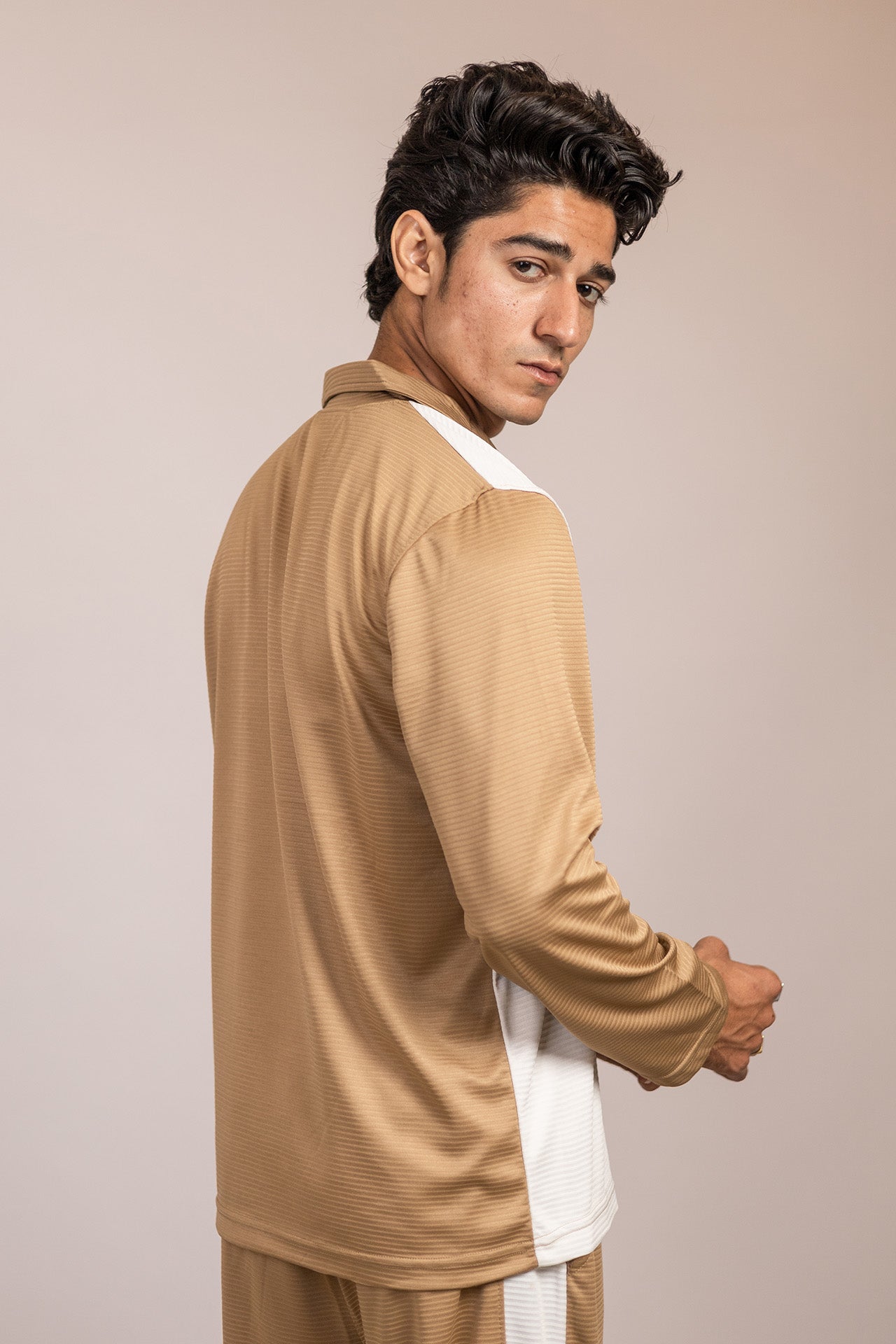 Nextage Sand Panel Half Zip Tracksuit