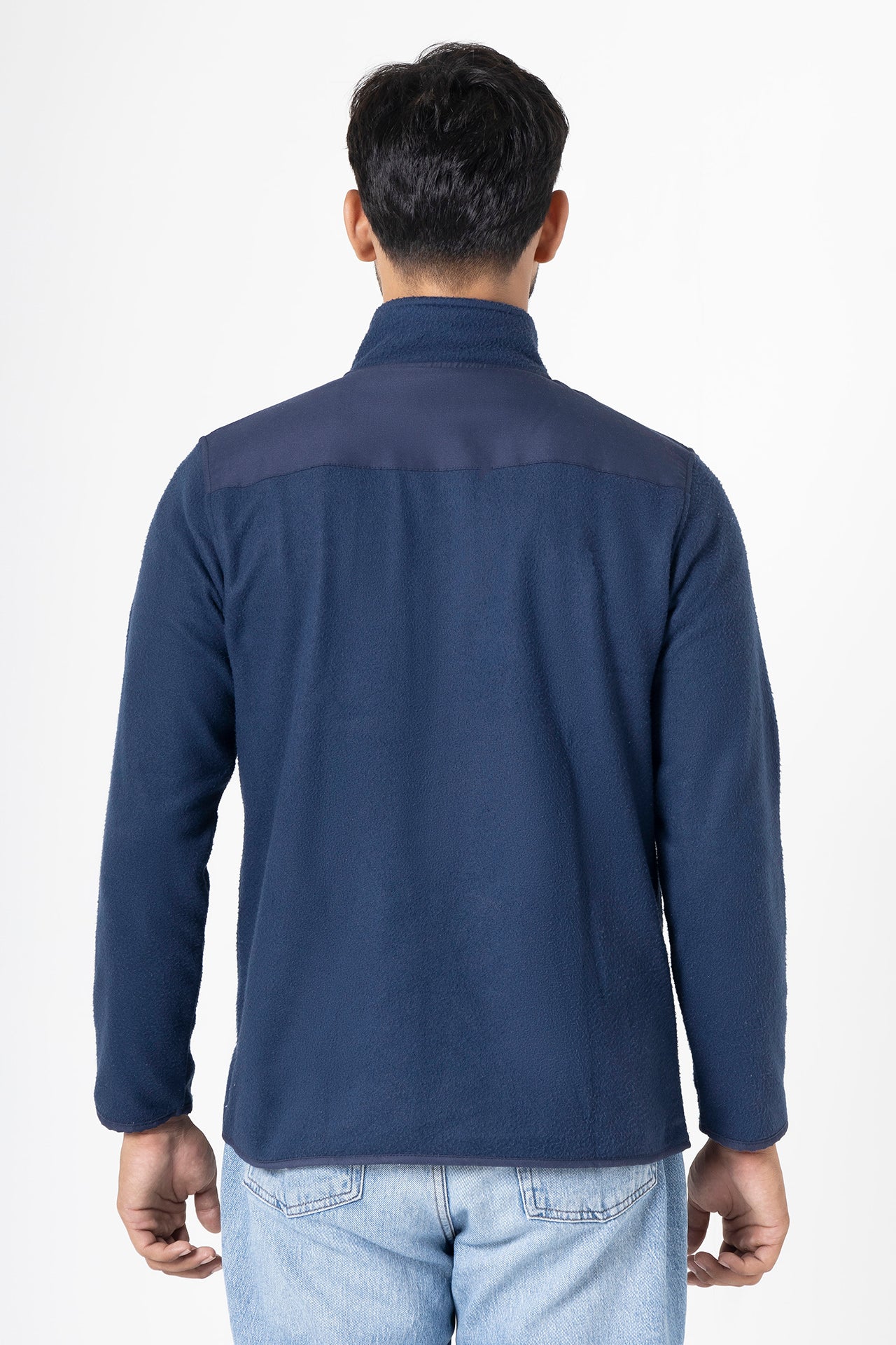 Nextage Navy Polar Fleece Jacket