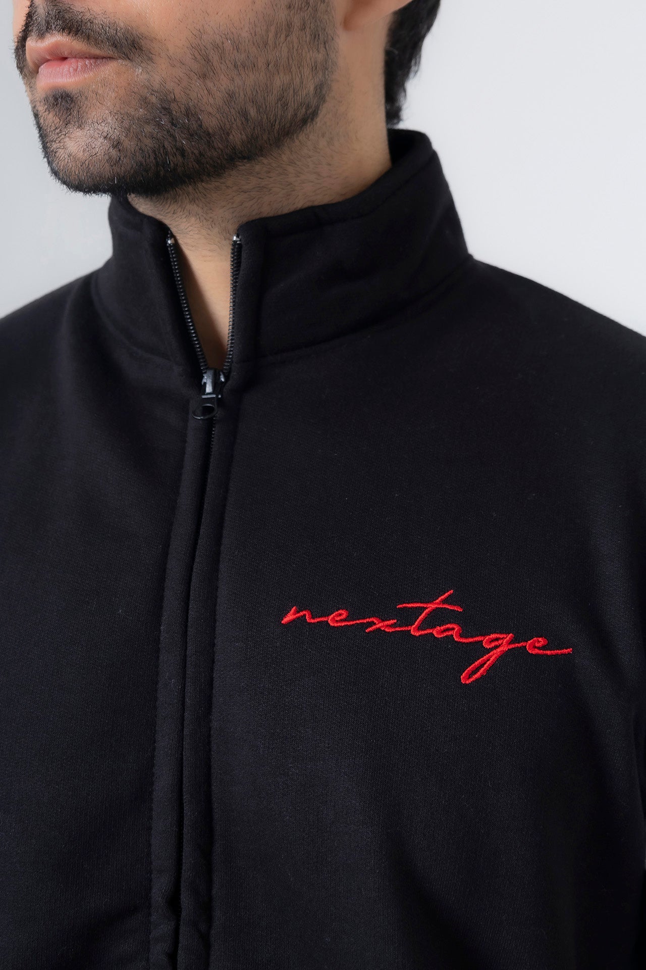 Nextage Black Essential Tracksuit