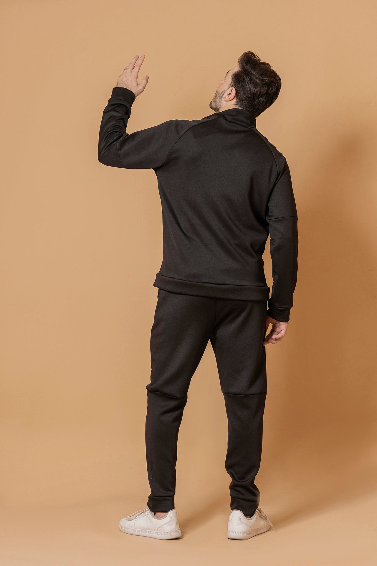 Nextage Black Scuba Seems Detail Tracksuit