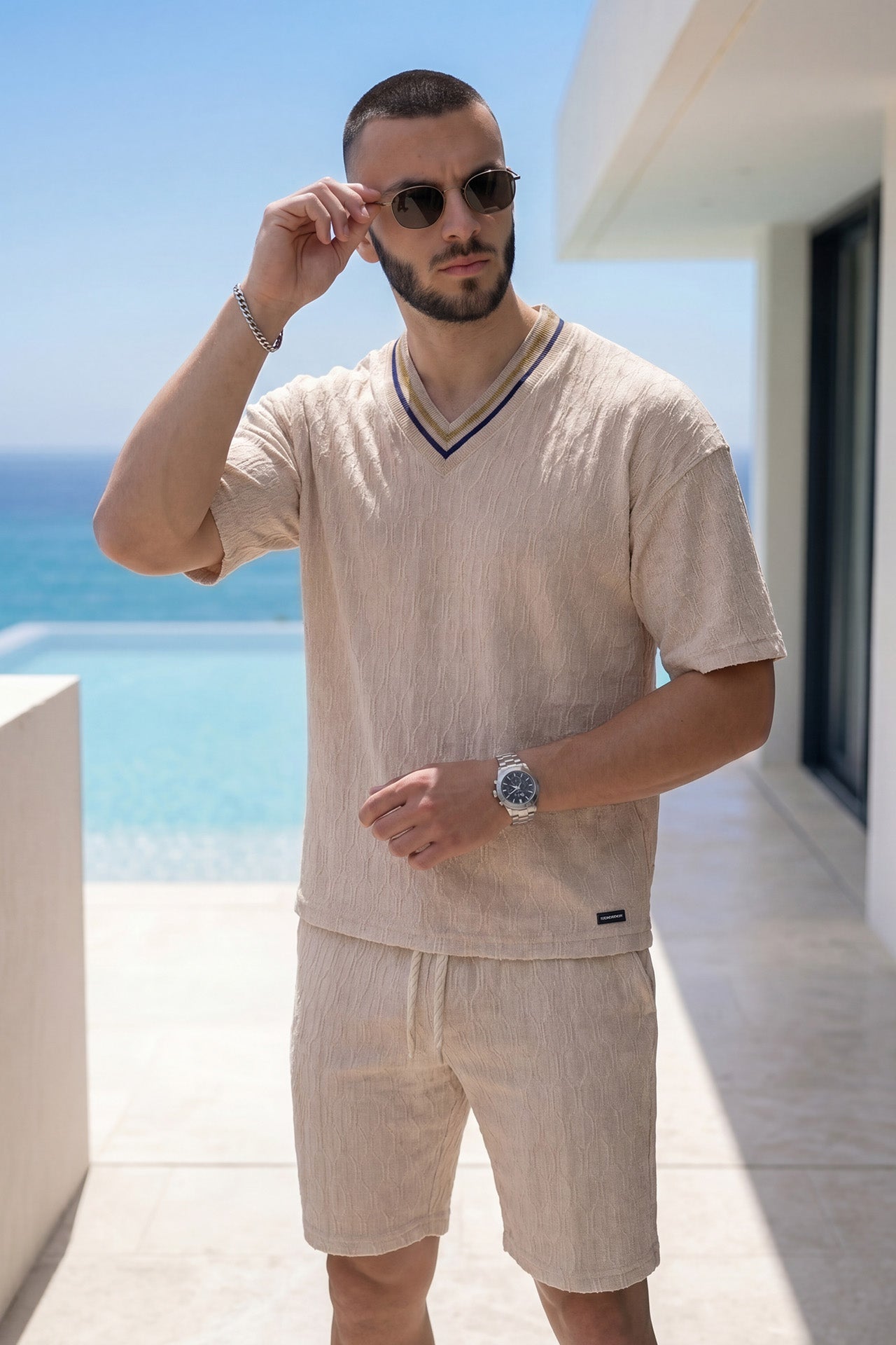 Desert Weave Luxury Short Set