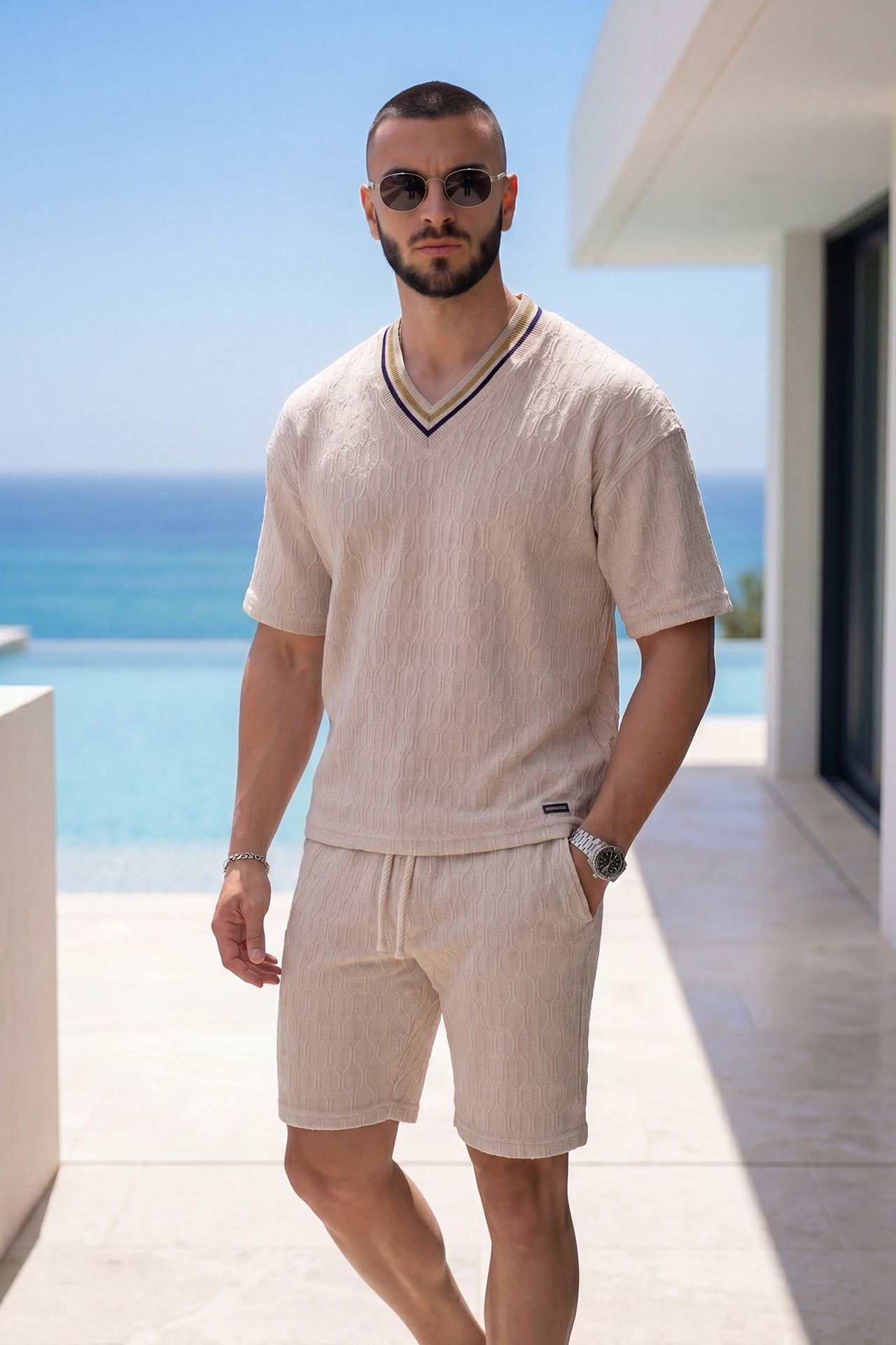 Desert Weave Luxury Short Set