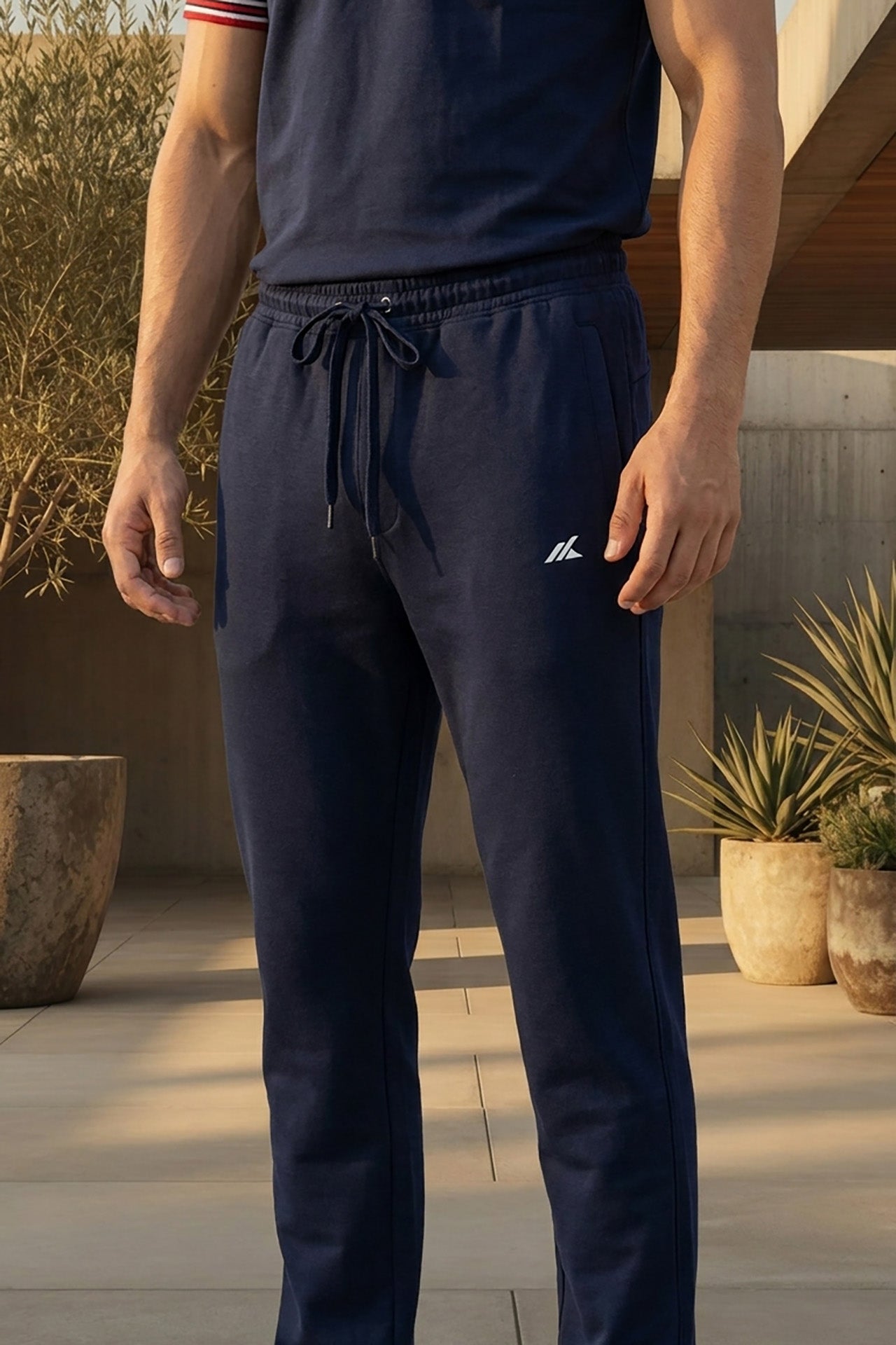 Nextage Twin Stripe Zip Polo Tracksuit