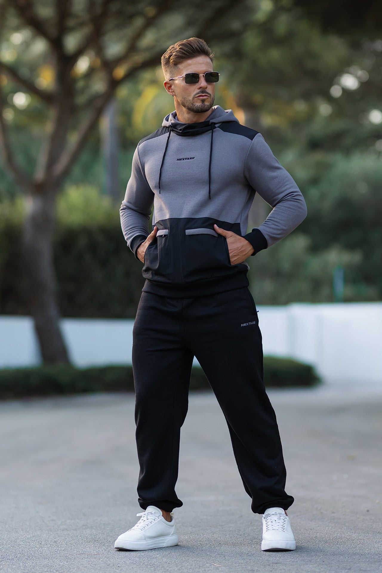 Nextage Urban Grey Premium Tracksuit