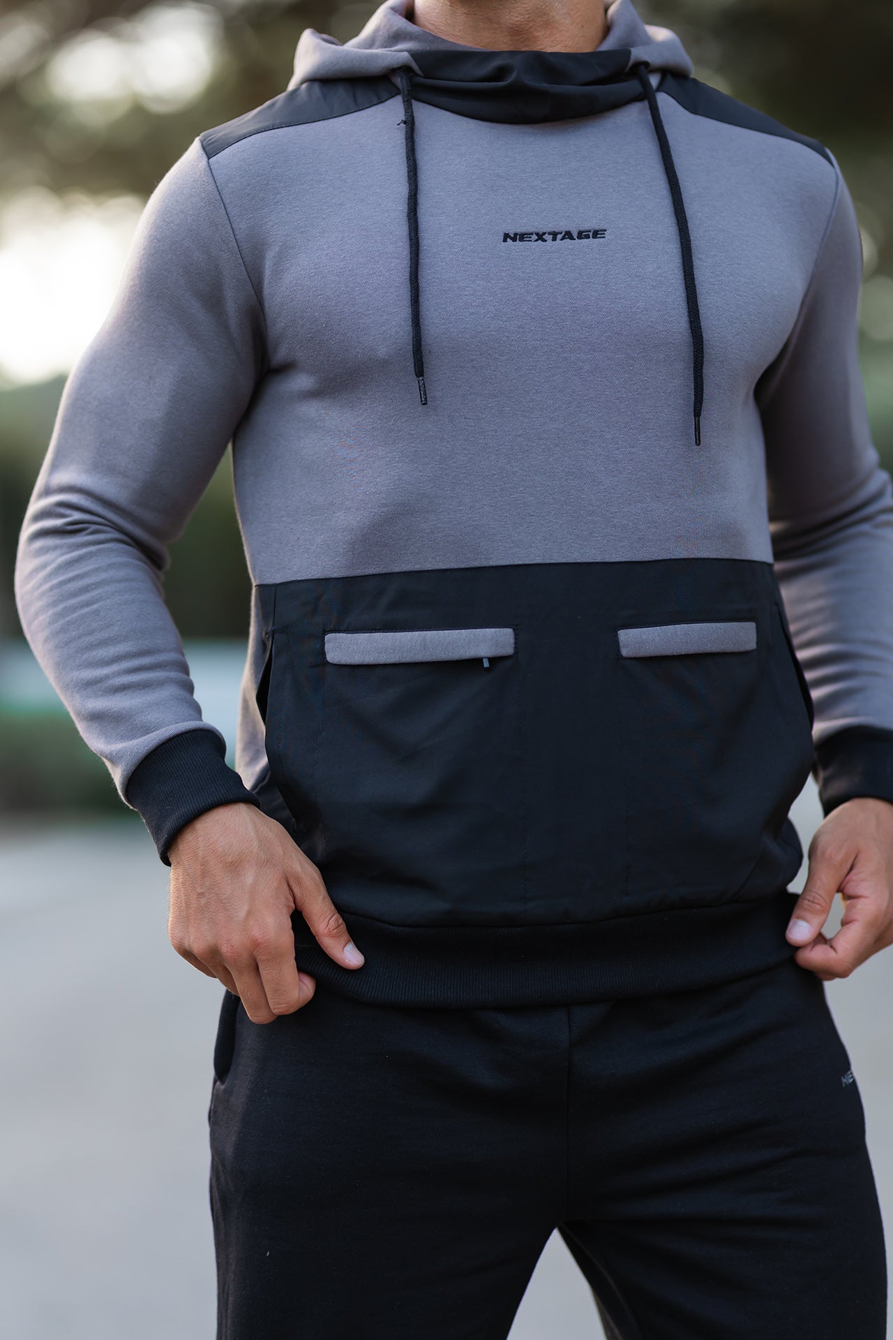 Nextage Urban Grey Premium Tracksuit