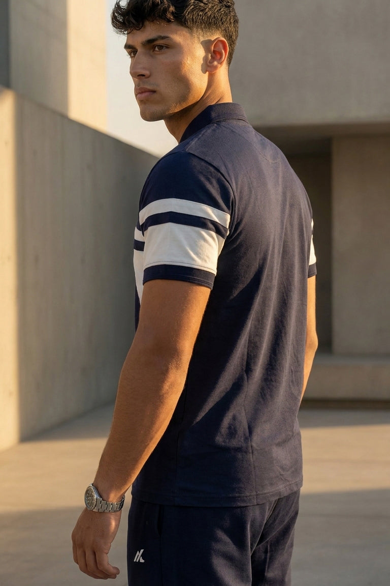 Nextage Navy White Polo Tracksuit