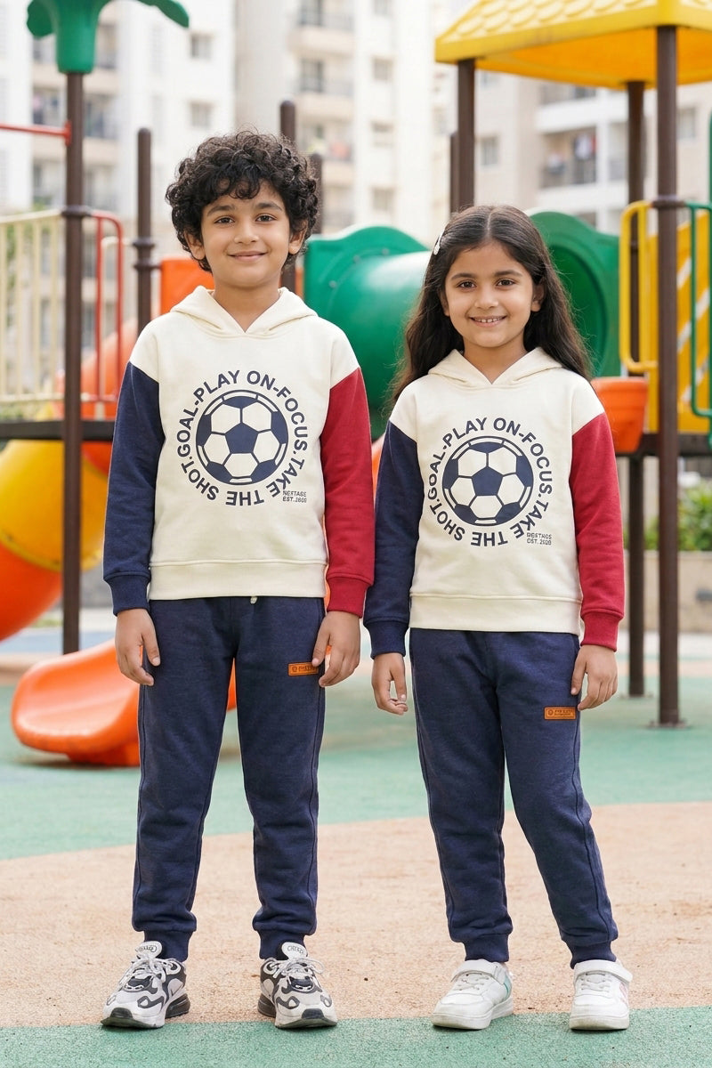 Nextage Kids Sports Version Cotton Tracksuit