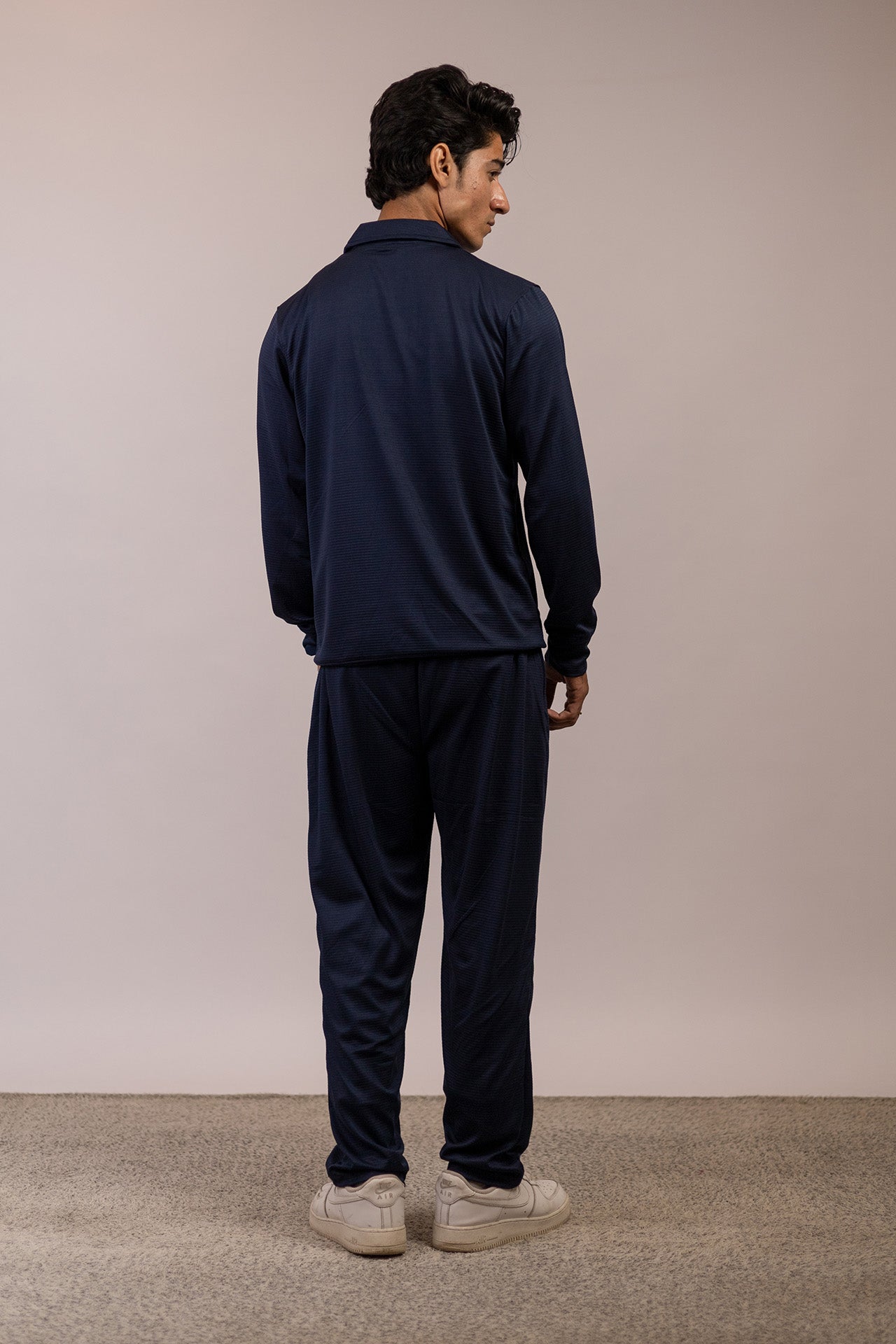 Nextage Navy Relaxed-Fit Zip Tracksuit