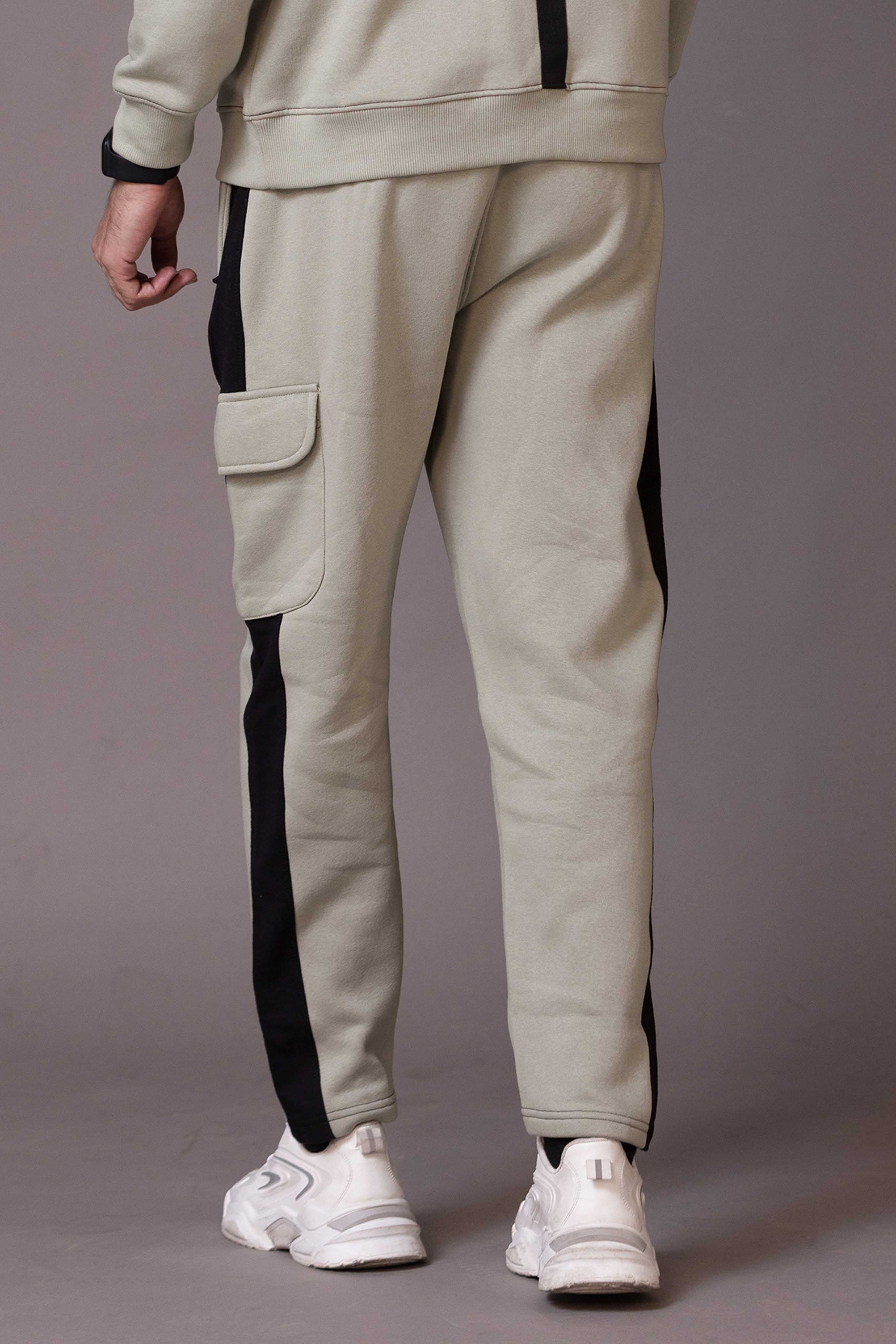 Nextage Sage Cargo Fleece Trouser
