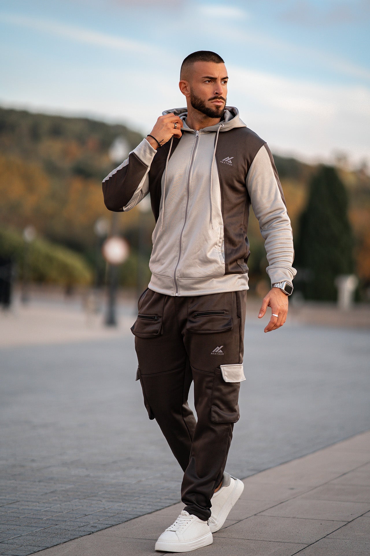 nextage cargo tracksuit for men,