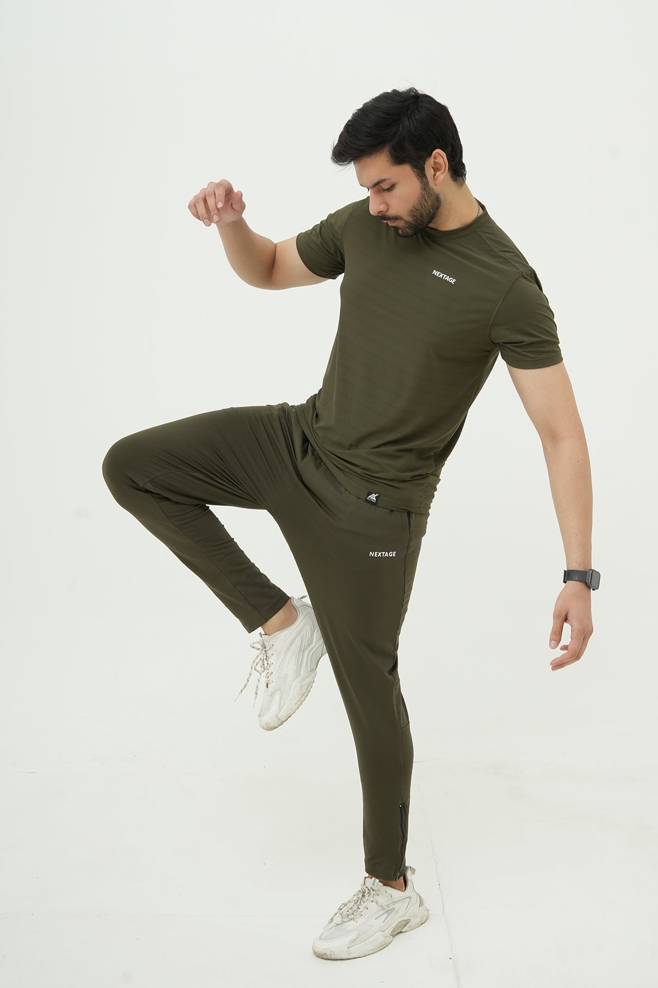 Nextage Superflex Olive Premium Tracksuit