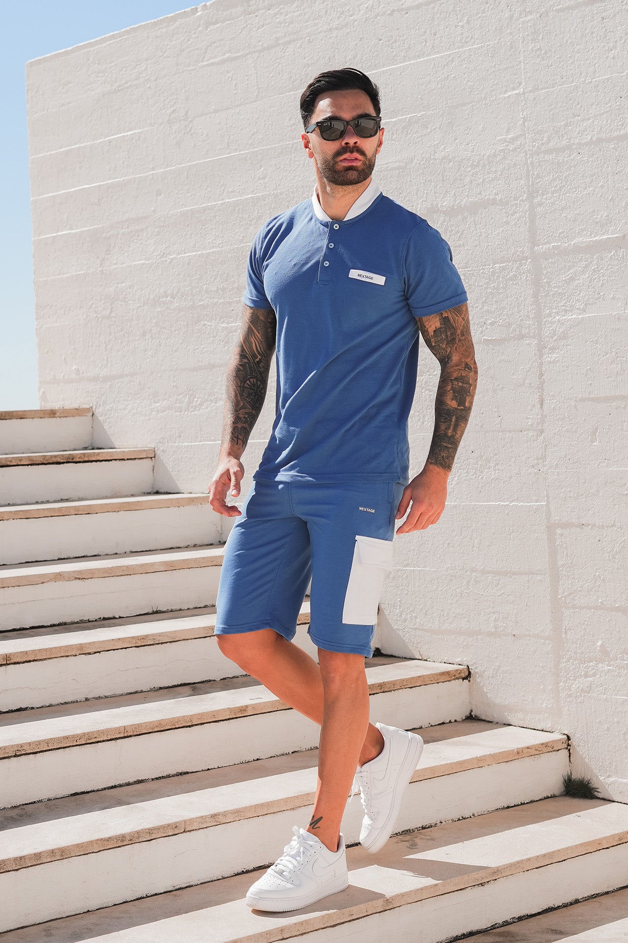 Nextage VIVID Blue Short Set