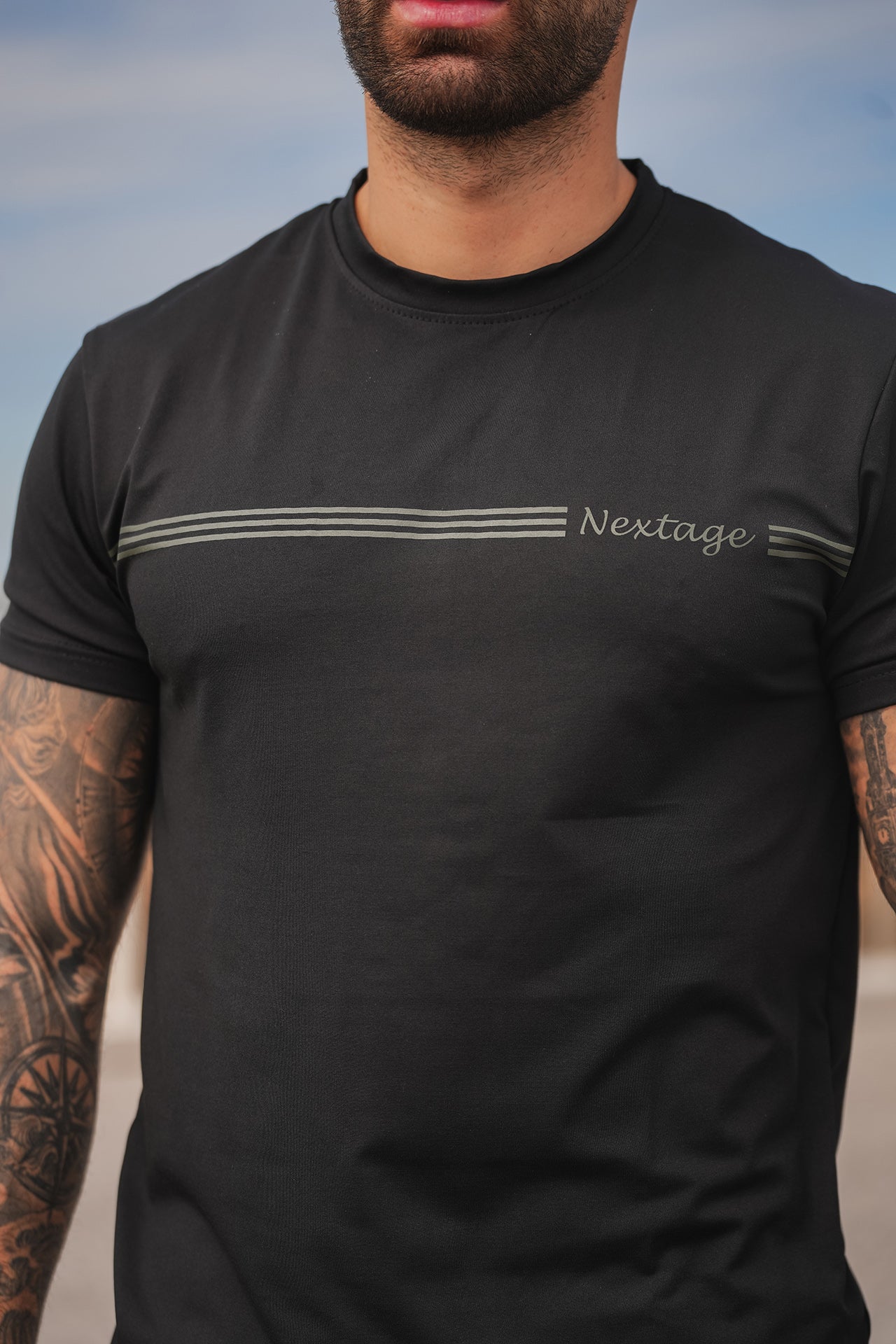 Nextage Black Olive Contras Luxe Stretch Tracksuit