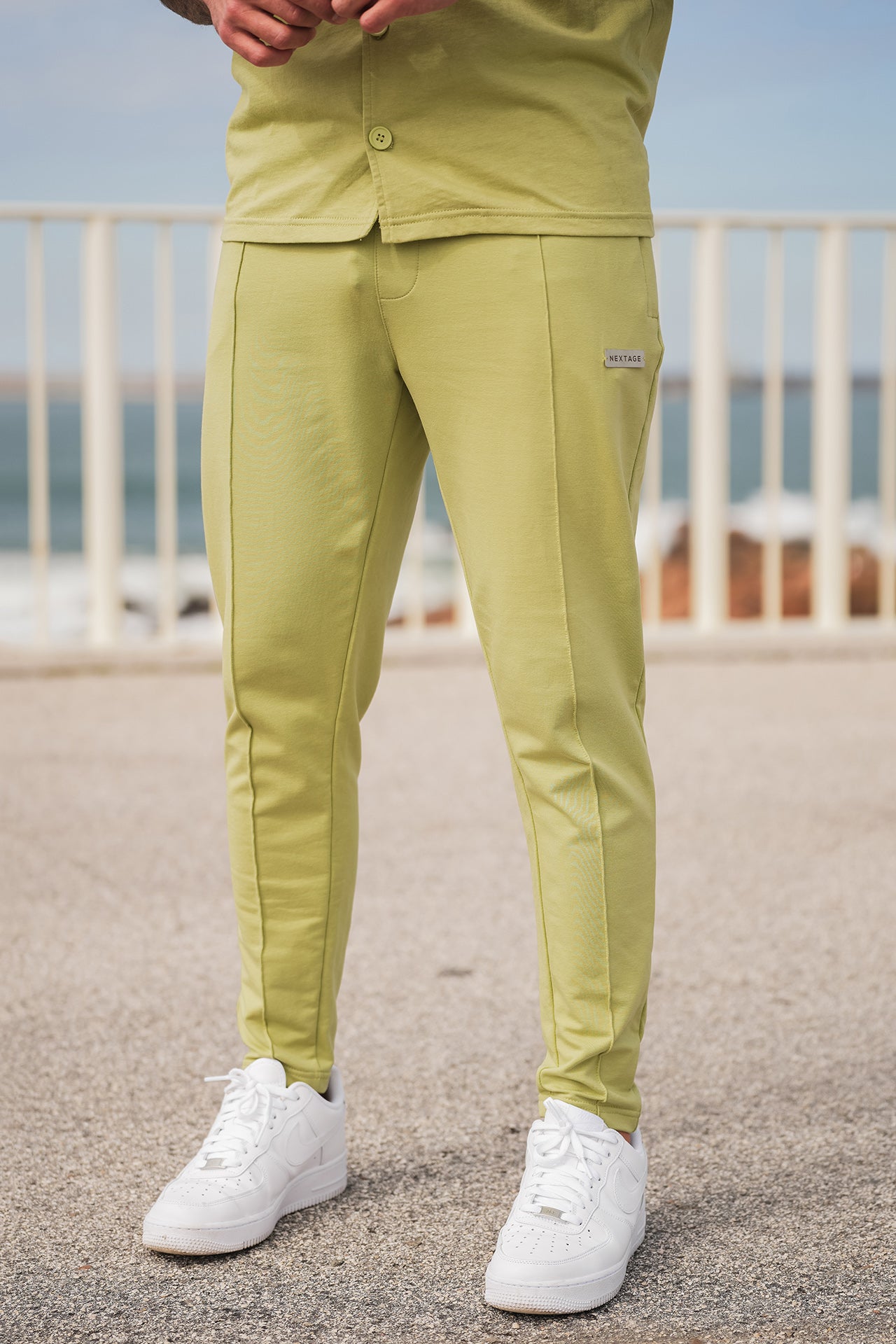 Nextage Front Pocket Detail Fern Green Tracksuit