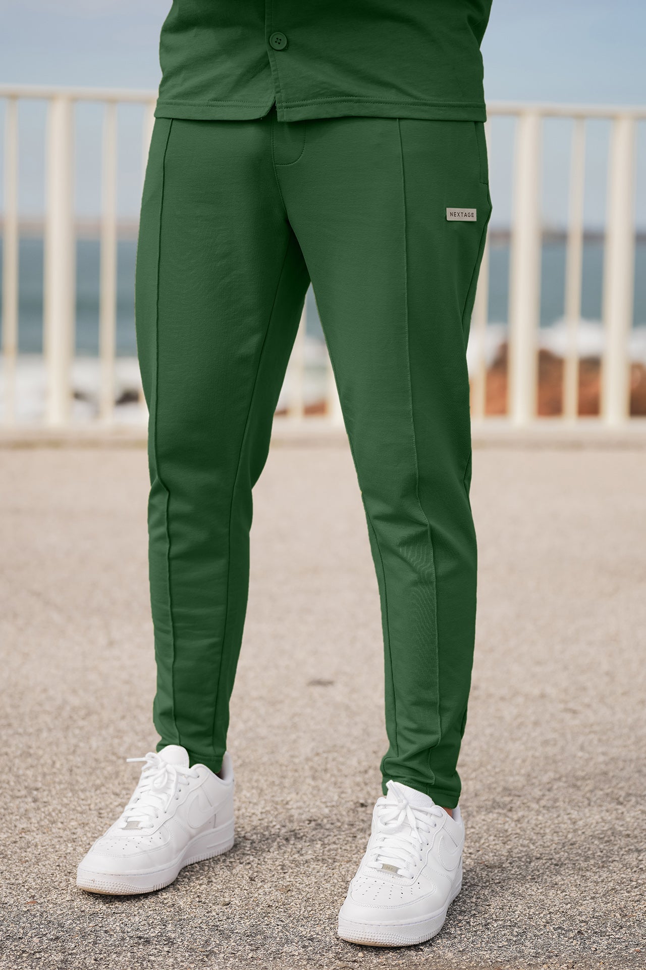Nextage Front Pocket Detail Rifle Green Tracksuit