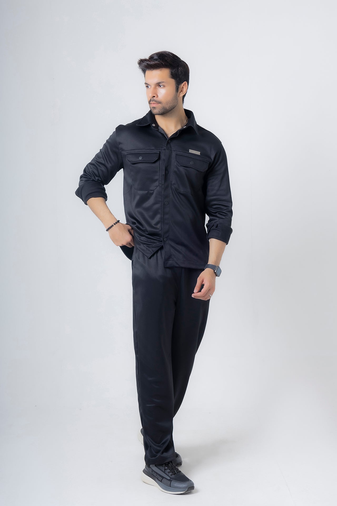 Nextage Black Safari Tracksuit