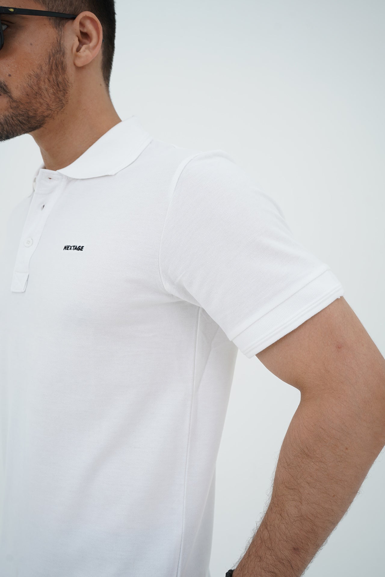 White Polo Navy Cargo Multi Pocket Tracksuit