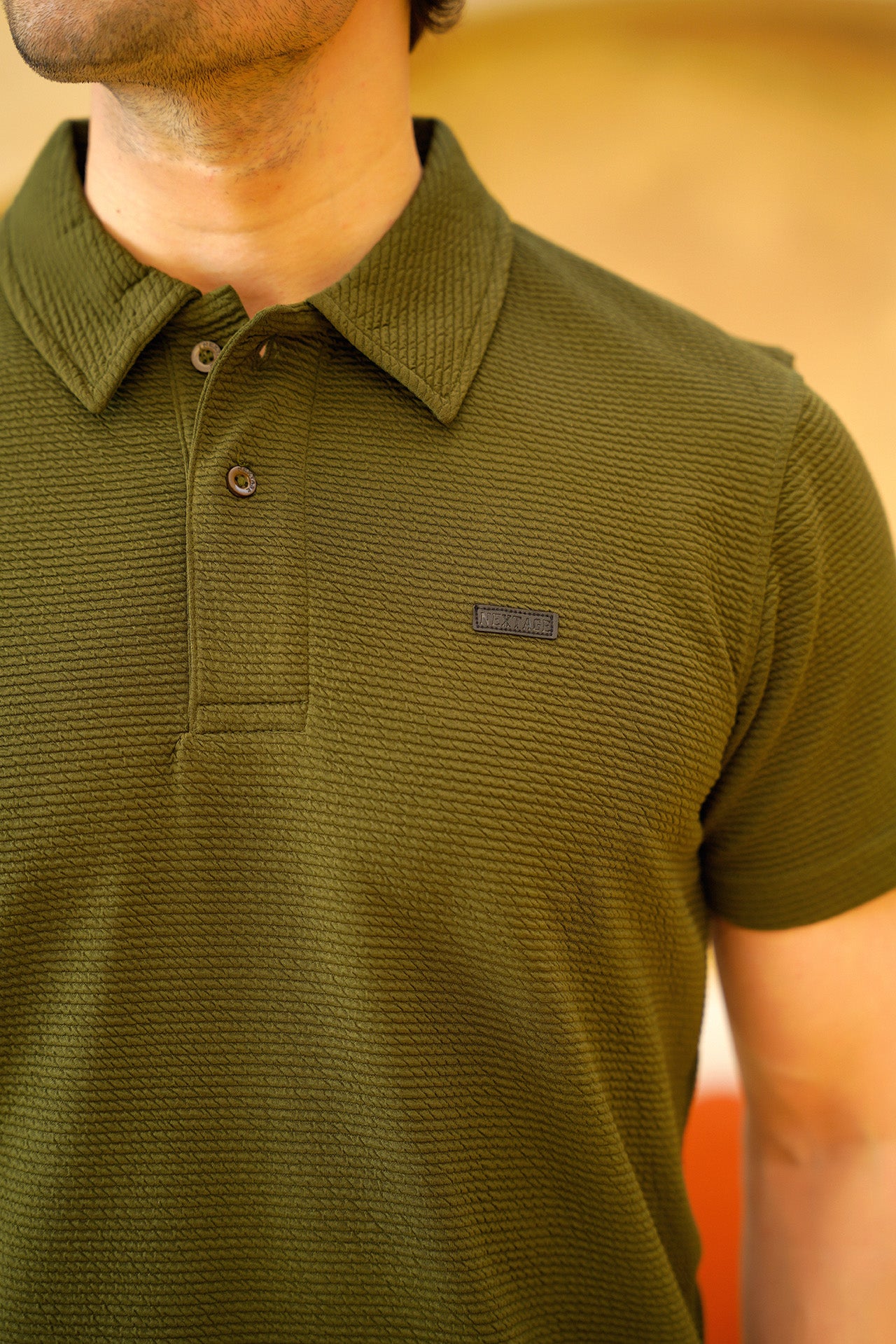 Nextage Olive Polo Beige Trouser Tracksuit