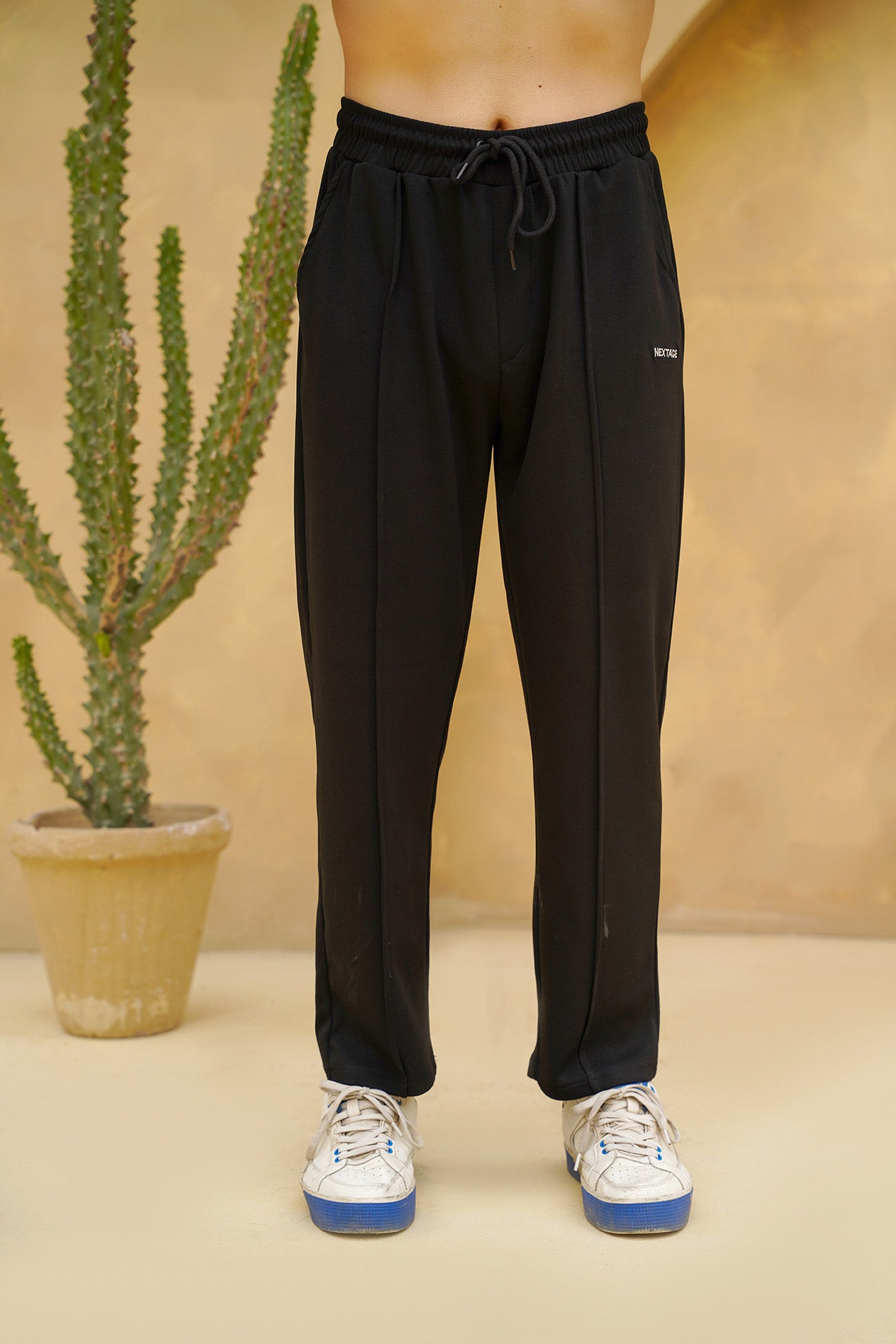 Nextage Sand Stripe Half Zip Tracksuit