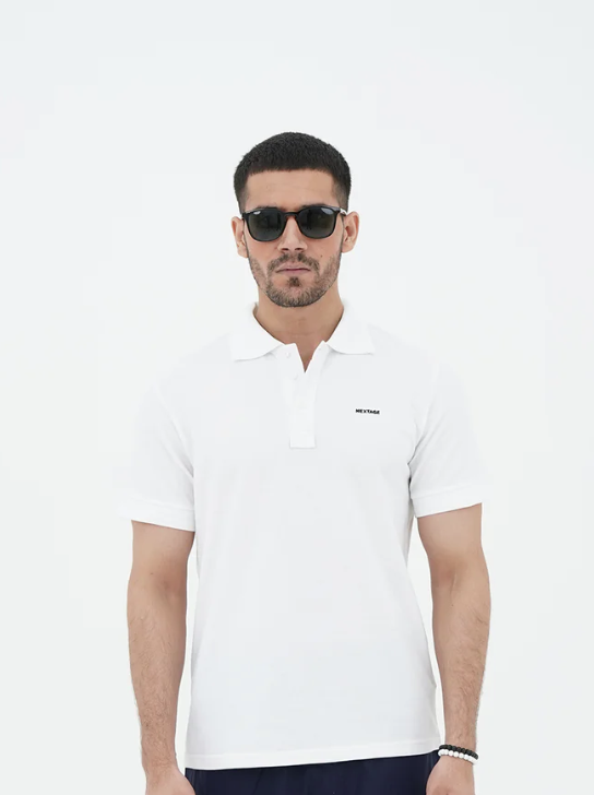 White Polo Navy Shirt
