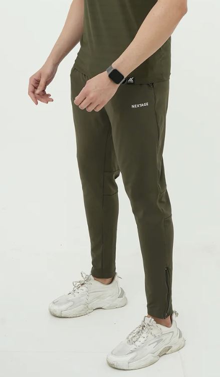 Nextage Superflex Olive Premium Trouser