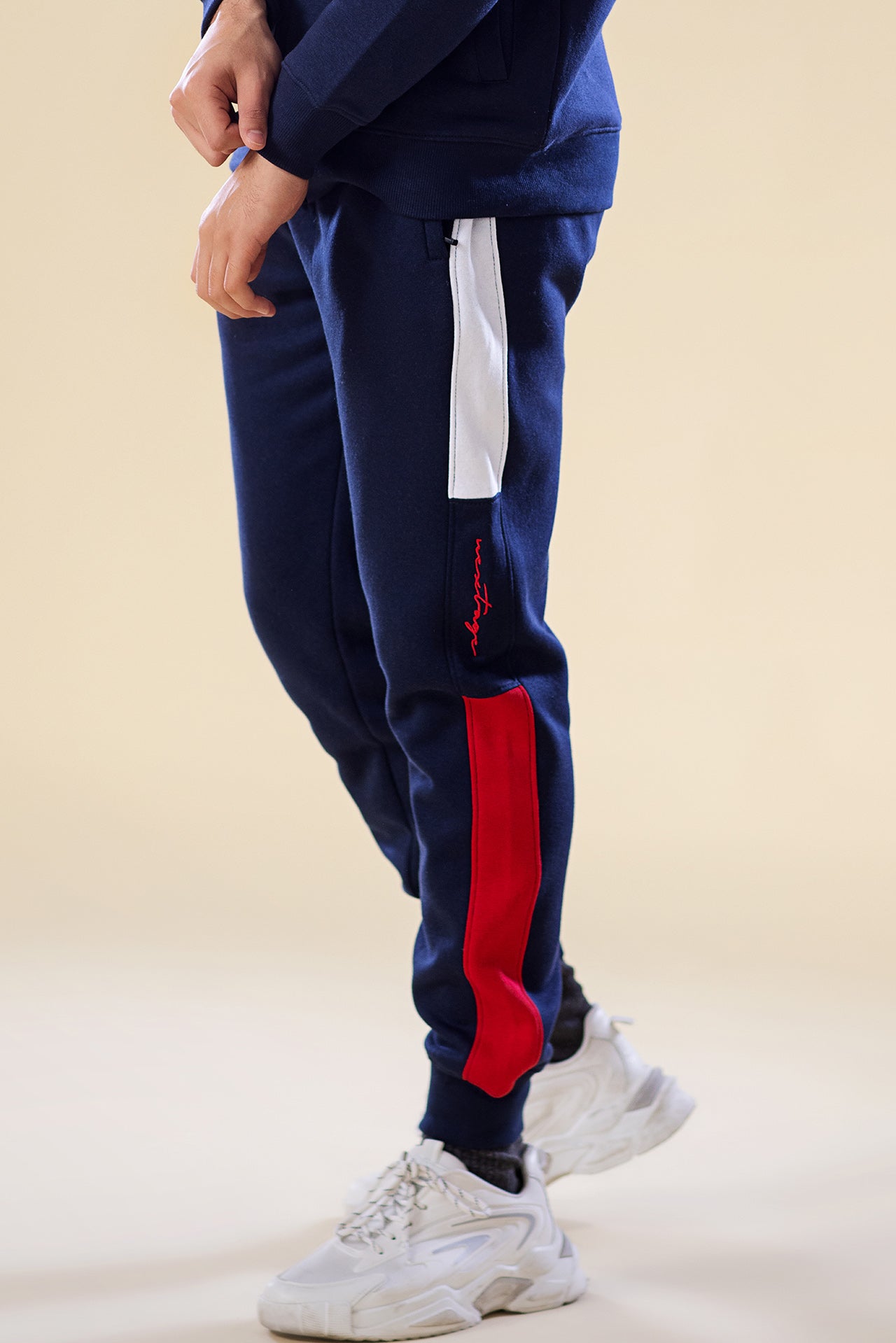 Nextage Essentials Navy Blue Winter Trouser