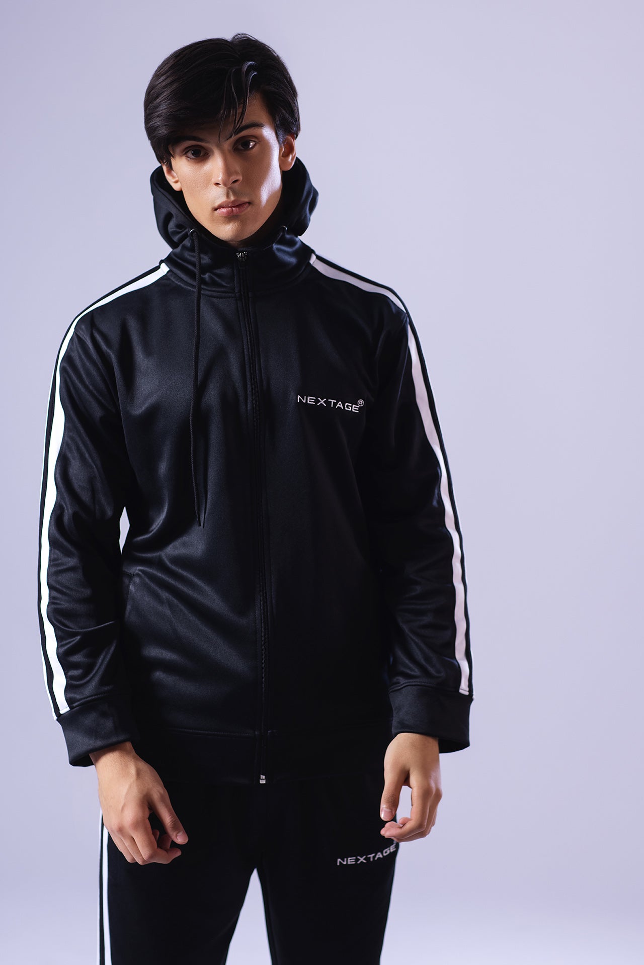 black winter tracksuit mens in pakistan, black hoodie tracksuit,