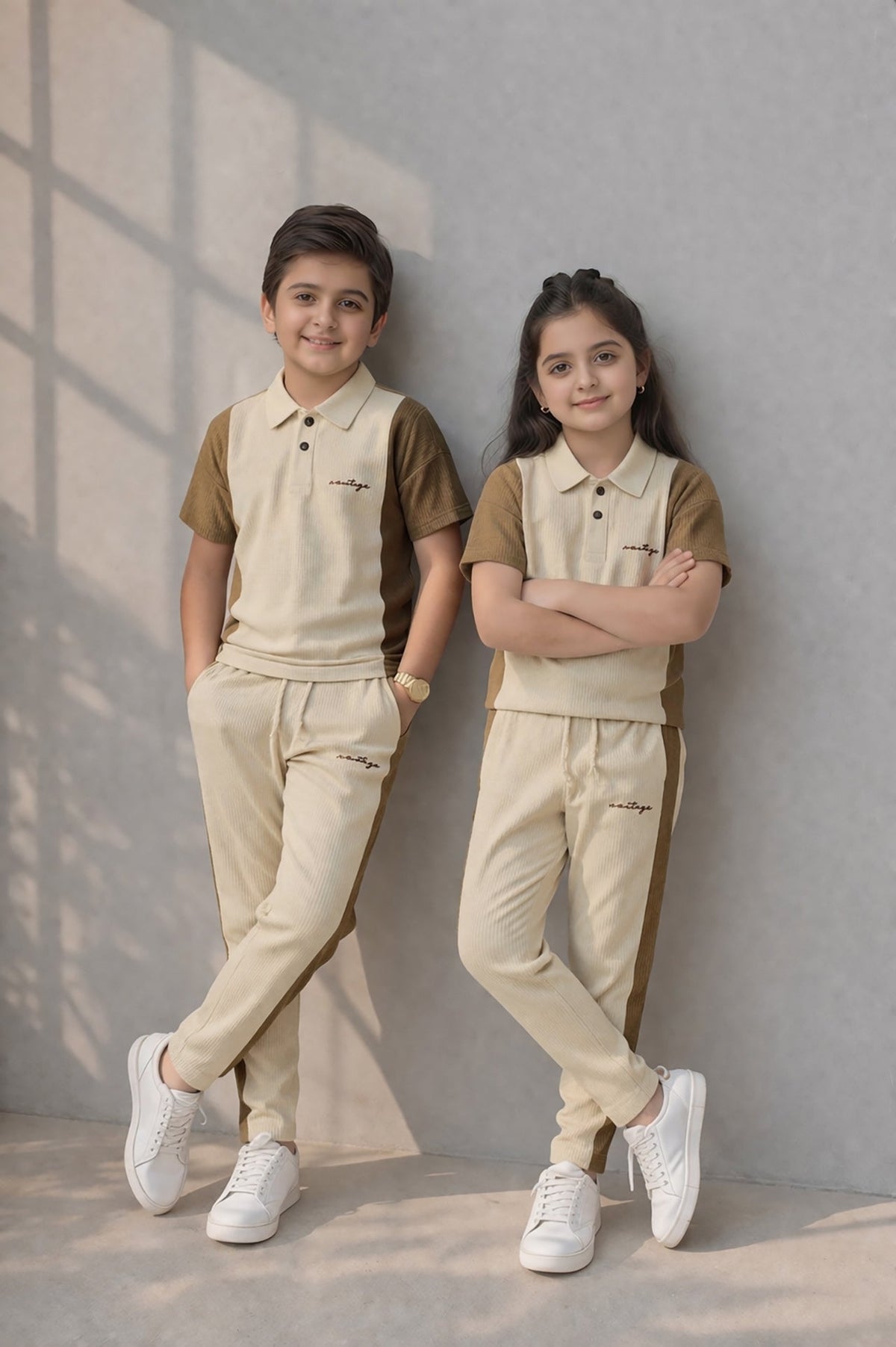 Nextage Kids Color Contrast Crunchy Tracksuit | Nextage Pakistan