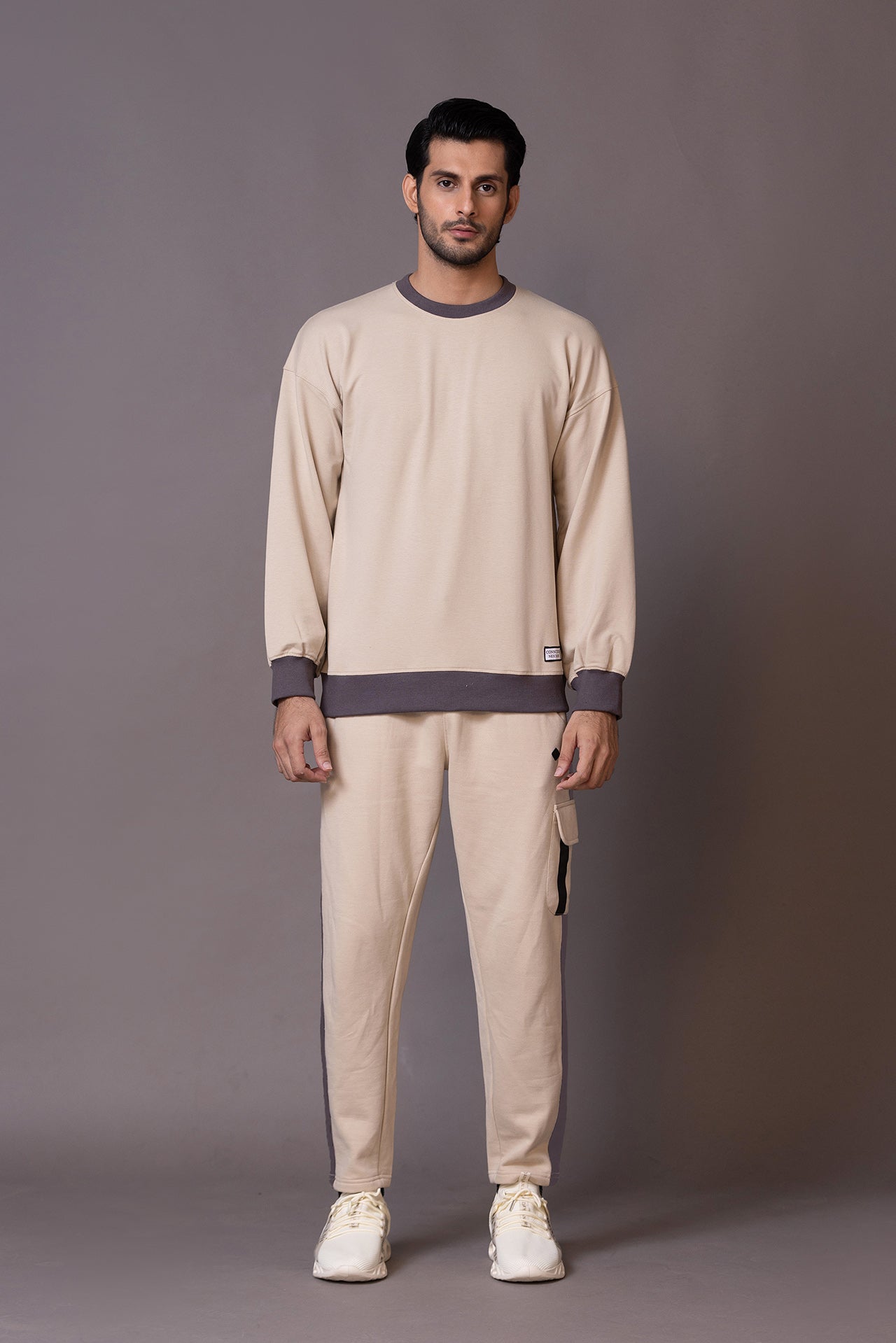 Mens online clothing for winter, Cotton Fleece Tracksuit for men,