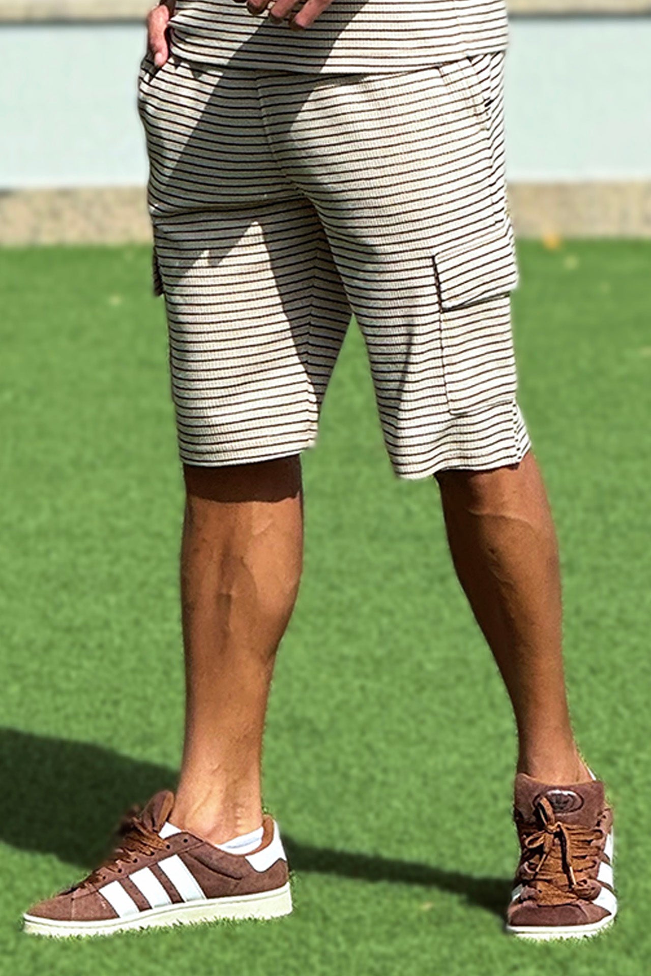 men cargo pockets shorts