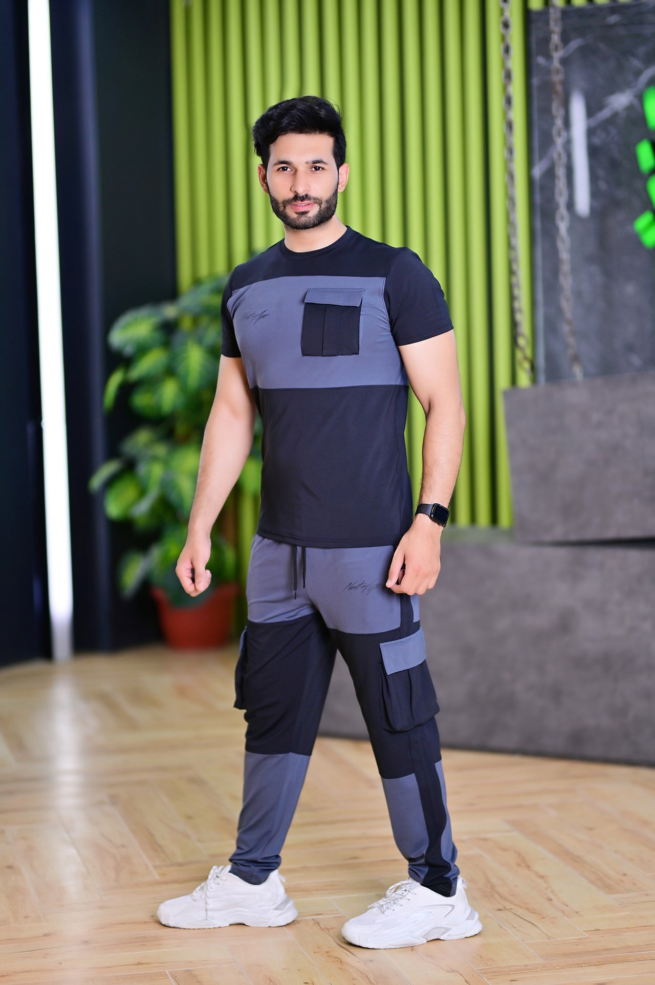 Premium Super Stretch Hydro Series Cargo Tracksuit