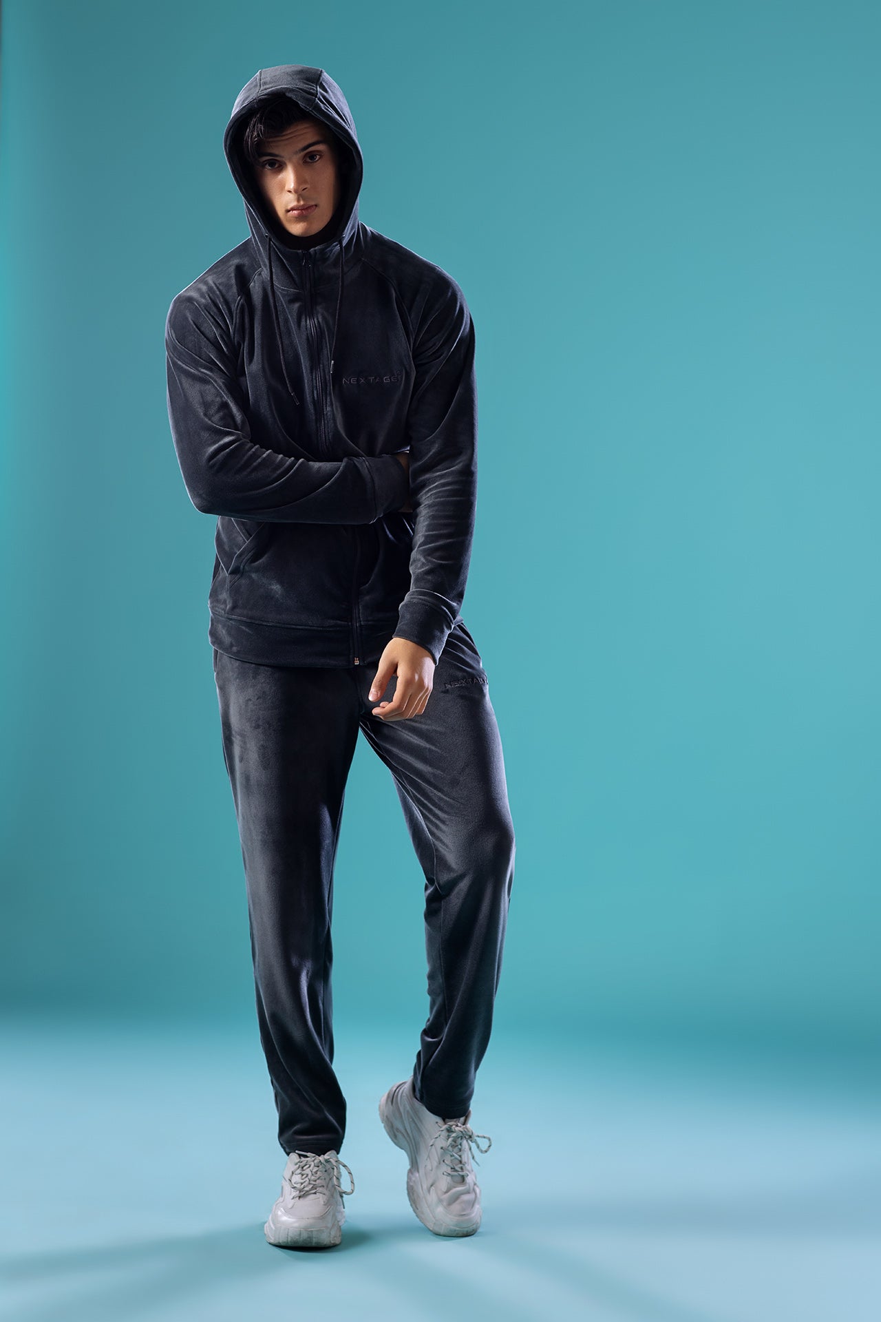 nextage mens velour tracksuit set, buy online velour tracksuit,