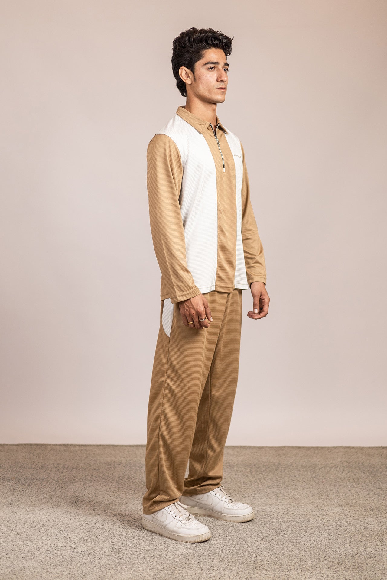 Nextage Sand Panel Half Zip Tracksuit