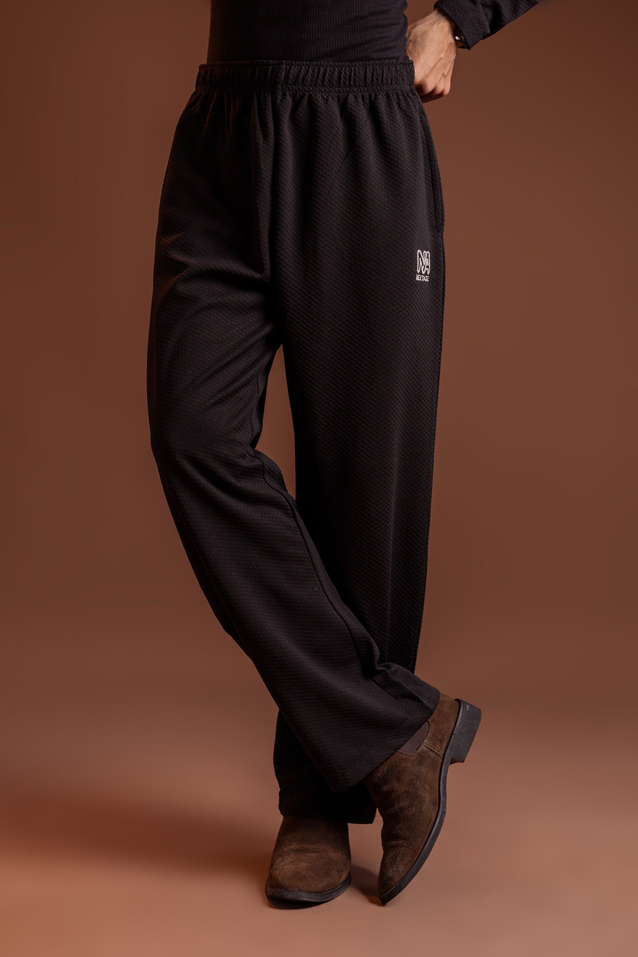 Black Utility Relaxed Fit Co-Ord Set