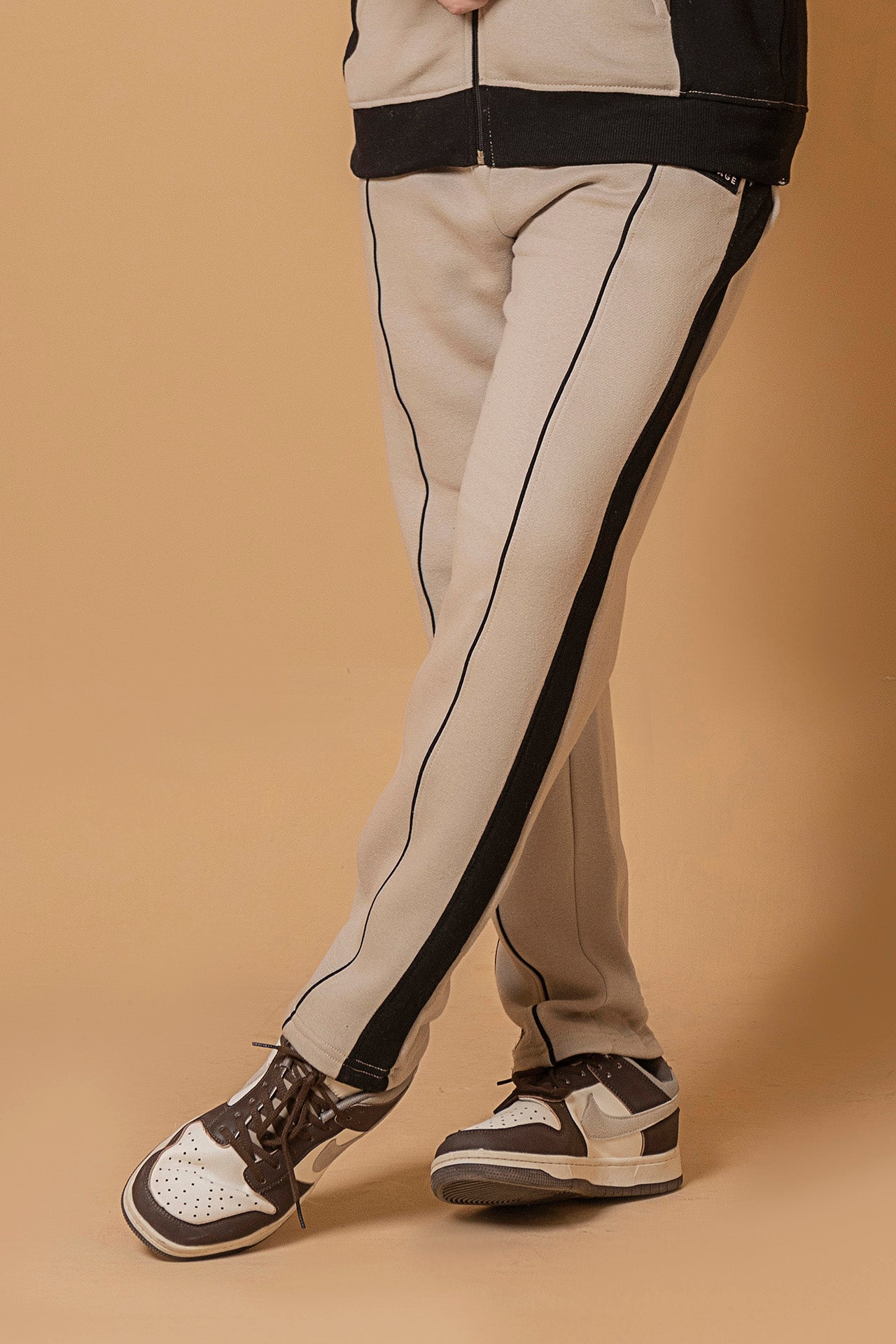 Moss Grey Piping Trouser