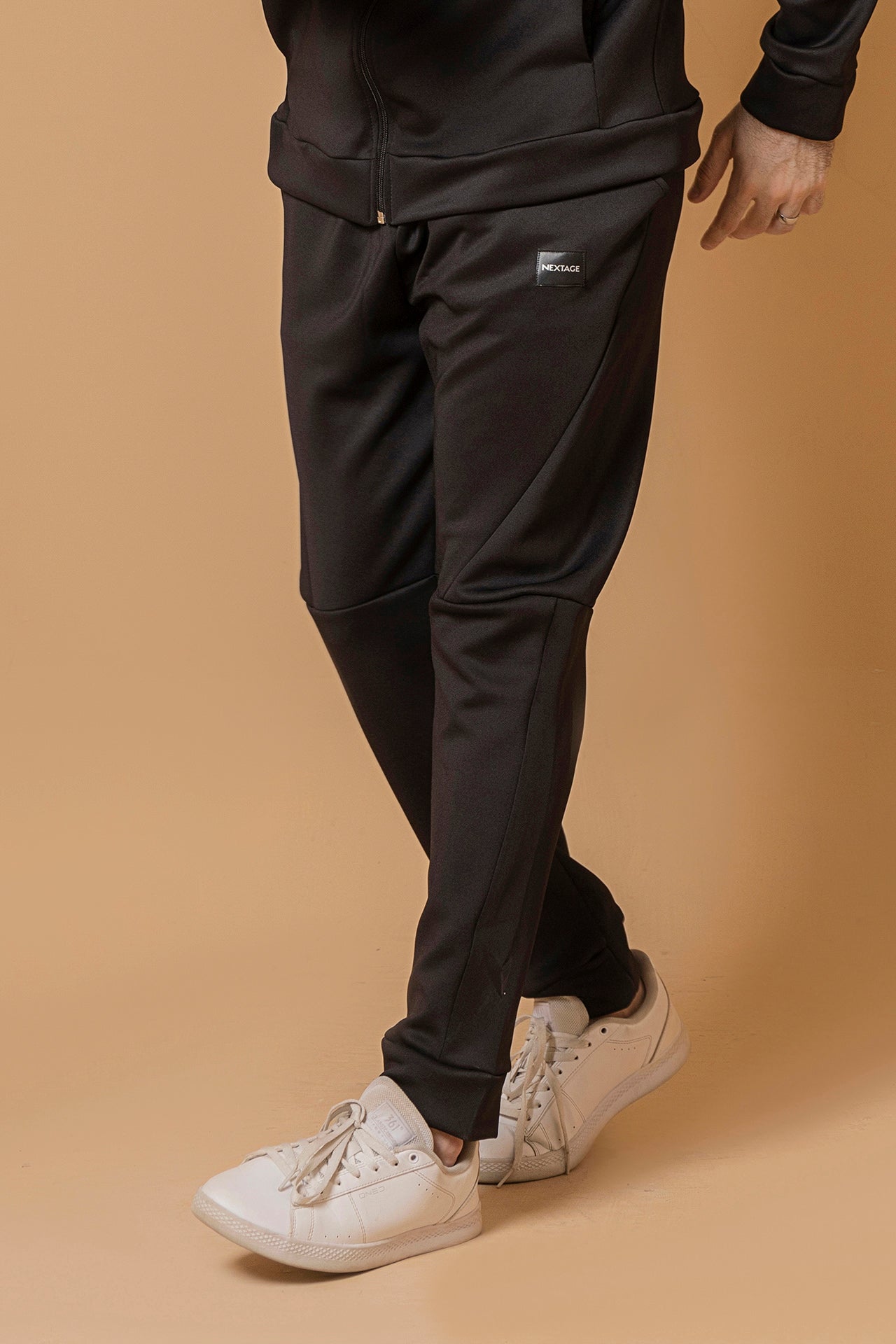 Nextage Black Scuba Seems Detail Tracksuit