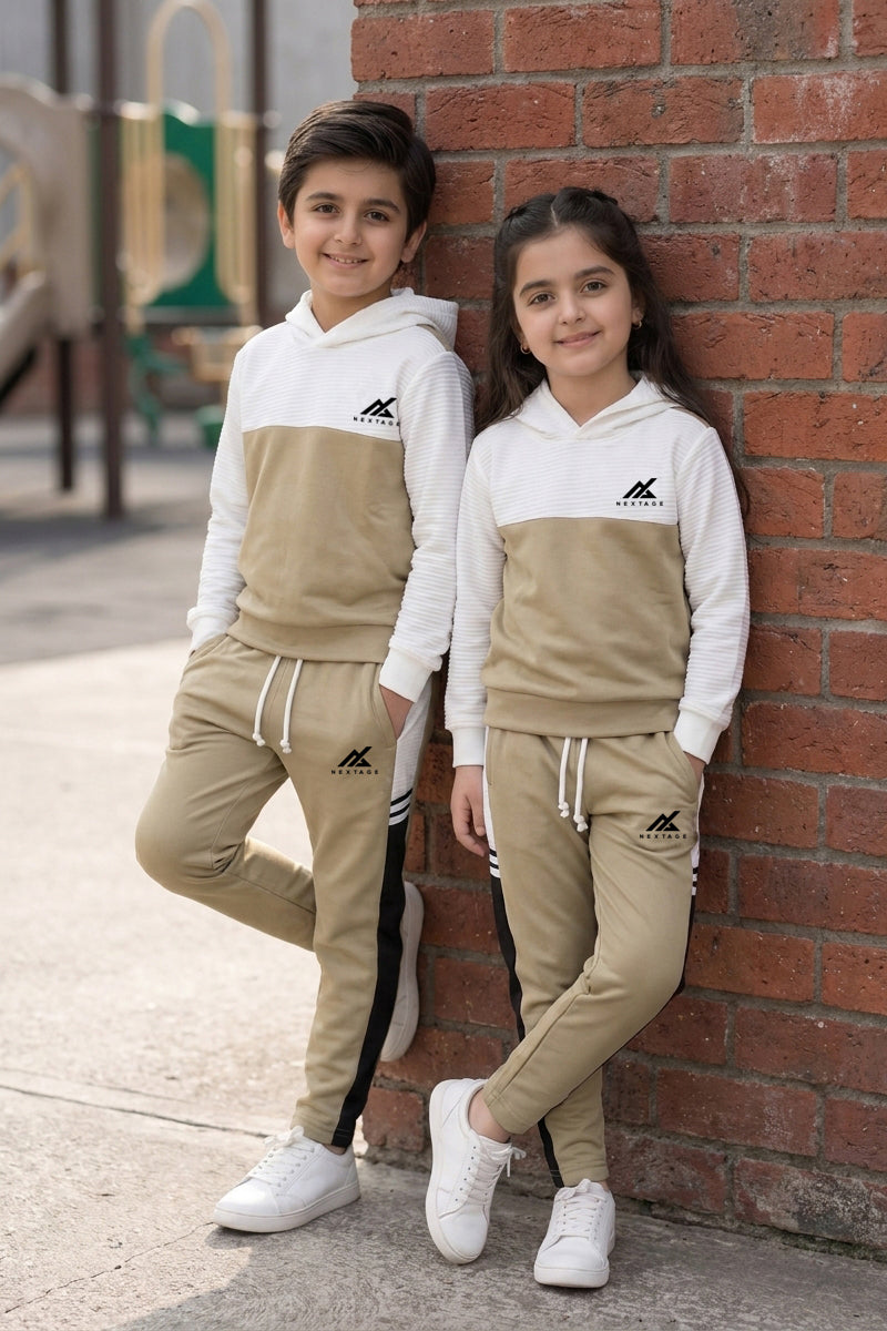 Nextage Contrast Embroidered Logo Tracksuit