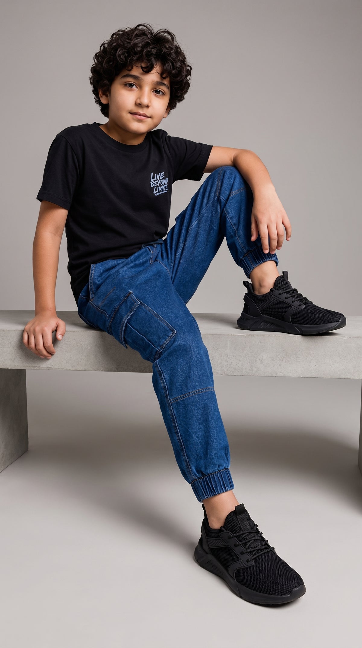 Nextage Kids Urban Cargo Streetwear Tracksuit