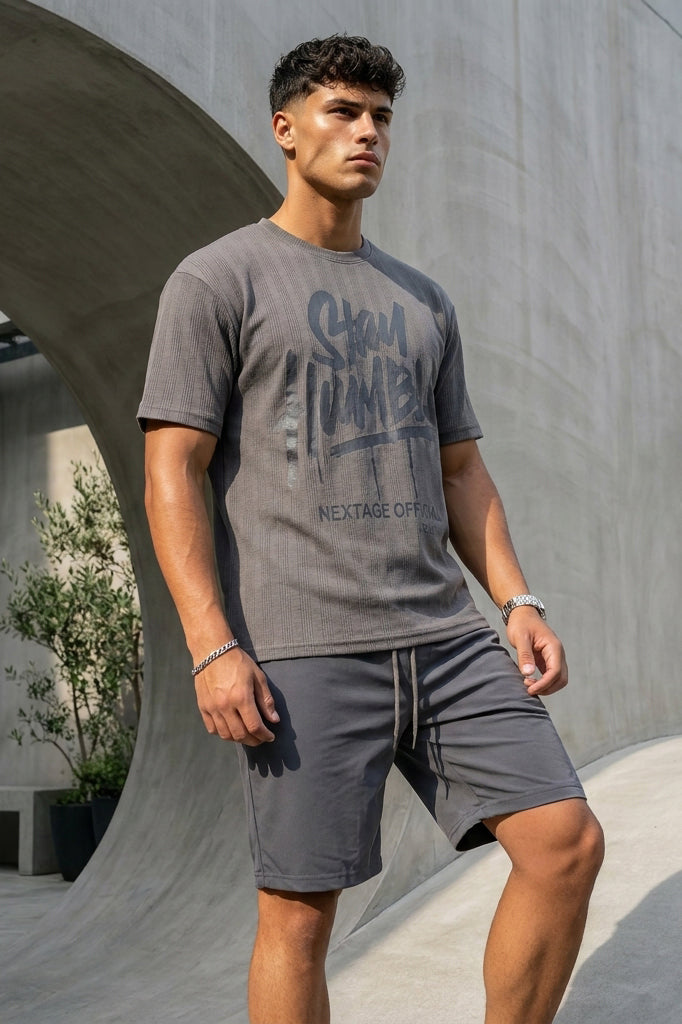Nextage Smoke Grey Short Set