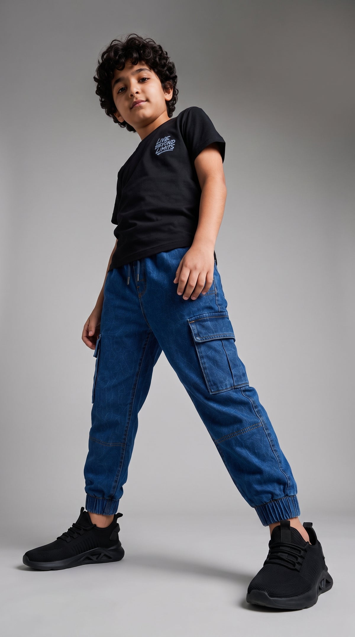 Nextage Kids Urban Cargo Streetwear Tracksuit