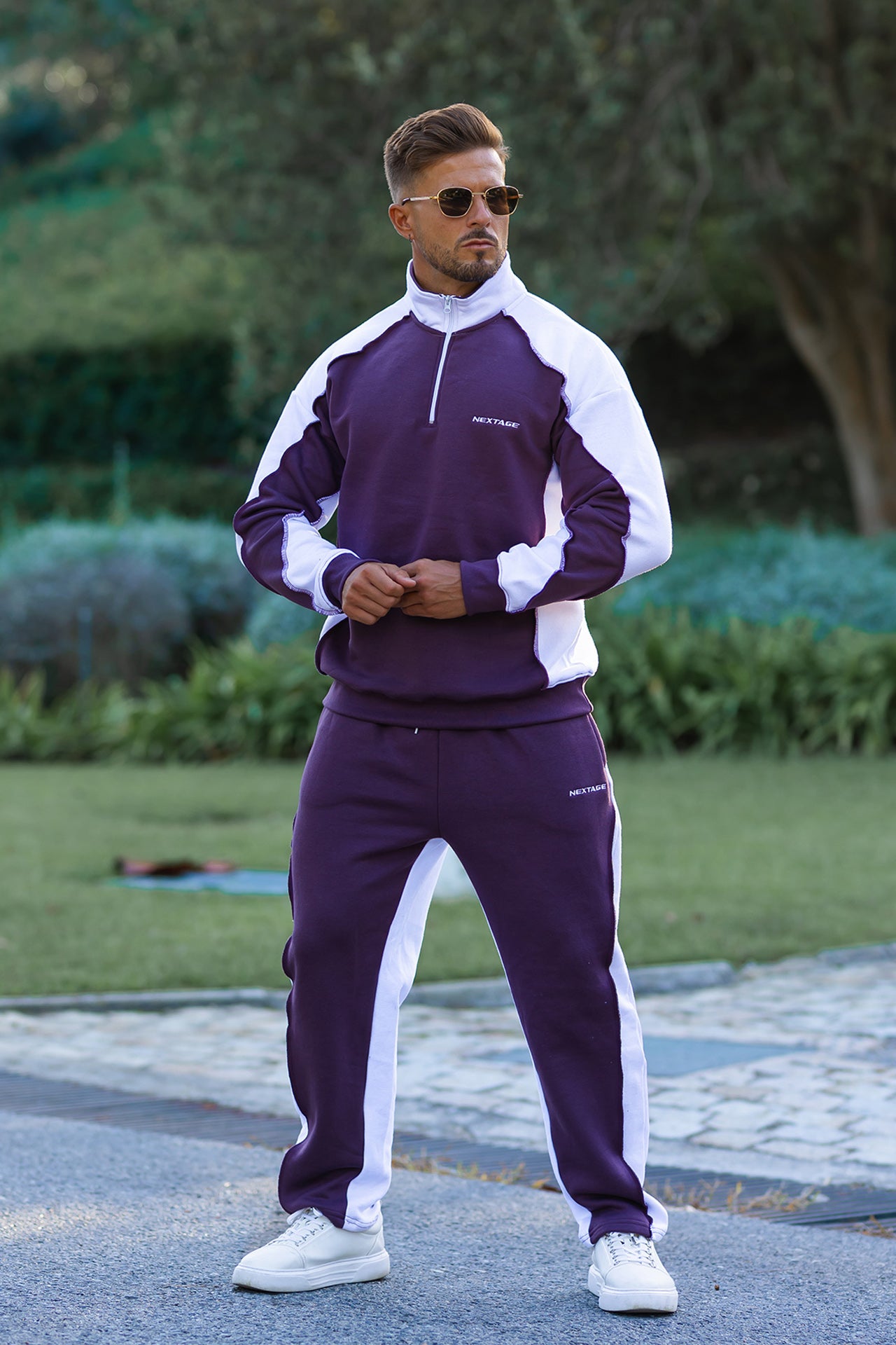 Nextage Oversized Mauve Tracksuit