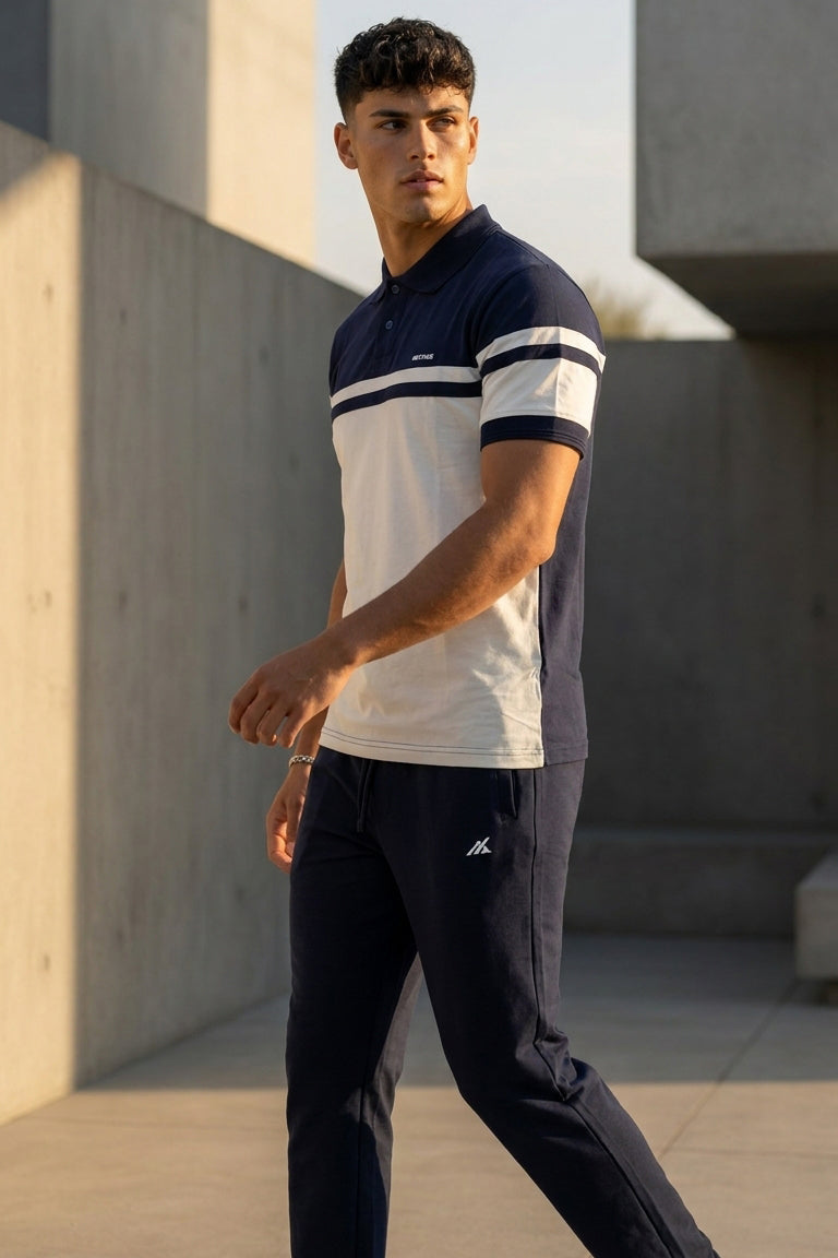 Nextage Navy White Polo Tracksuit