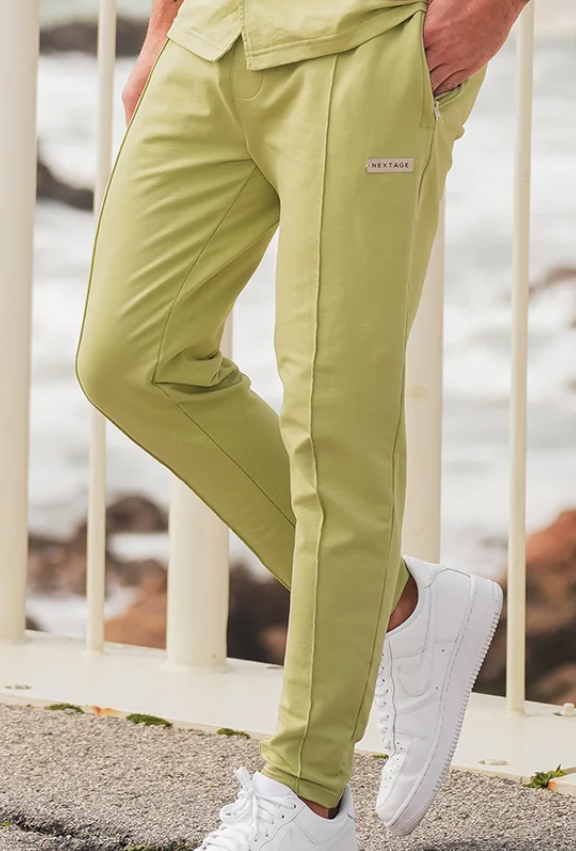 Nextage Front Pocket Detail Fern Green Trouser