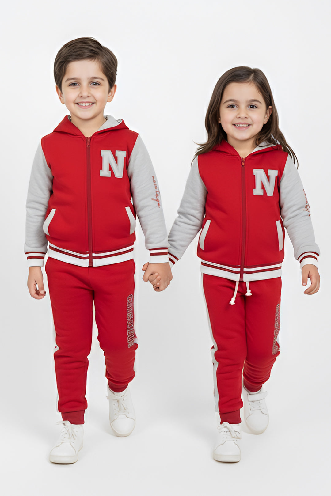 Nextage Kids Red Varsity Tracksuit