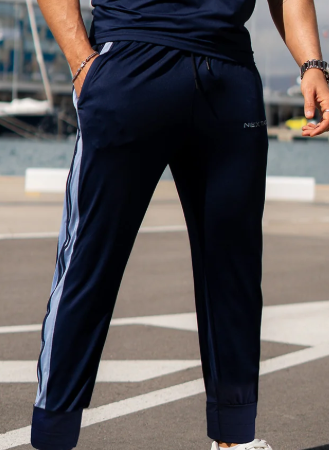 Nextage Navy Luxe Stretch Dri-Fit Trouser