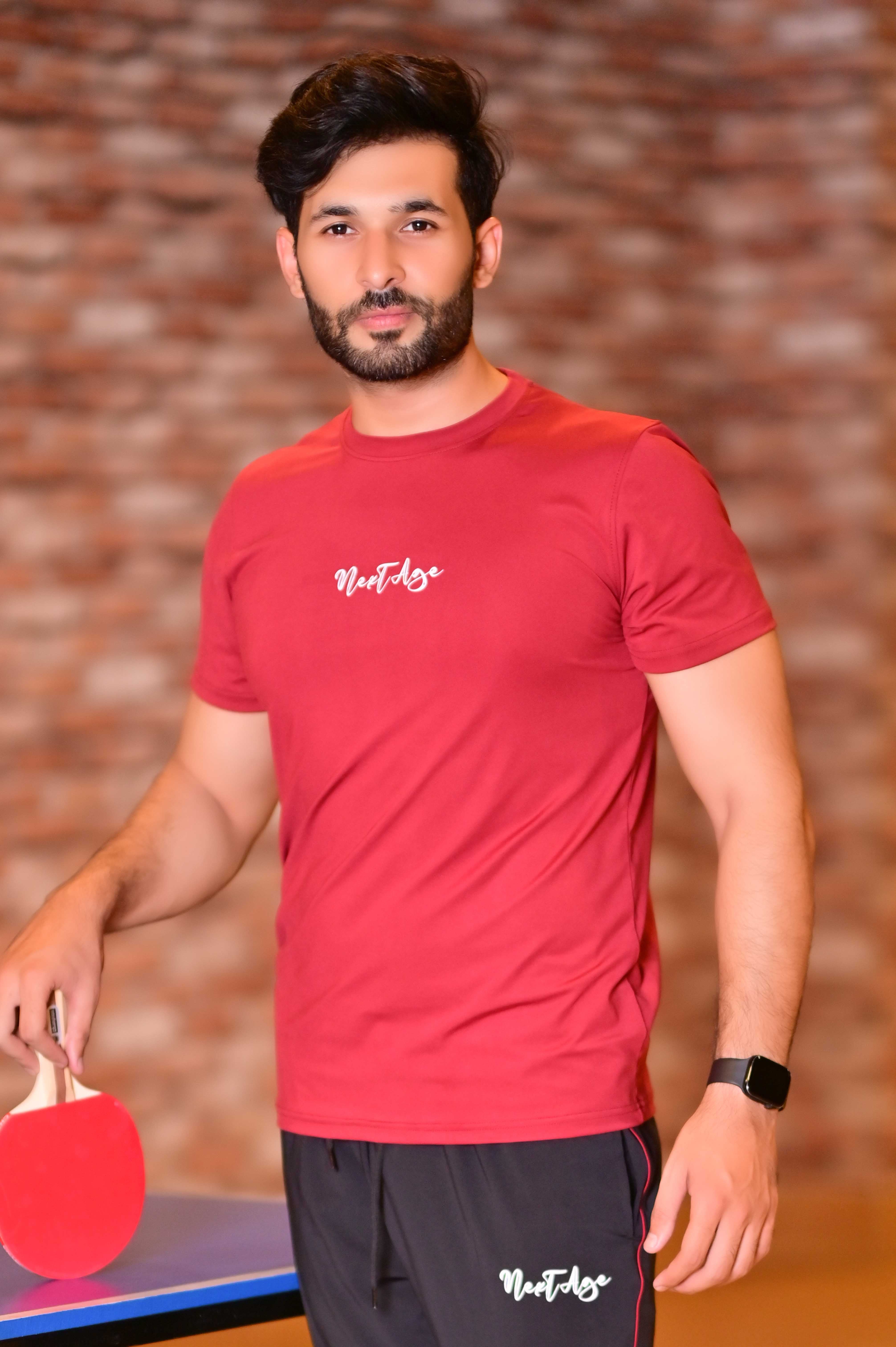 Nextage Maroon Premium Hydro Series Shirt