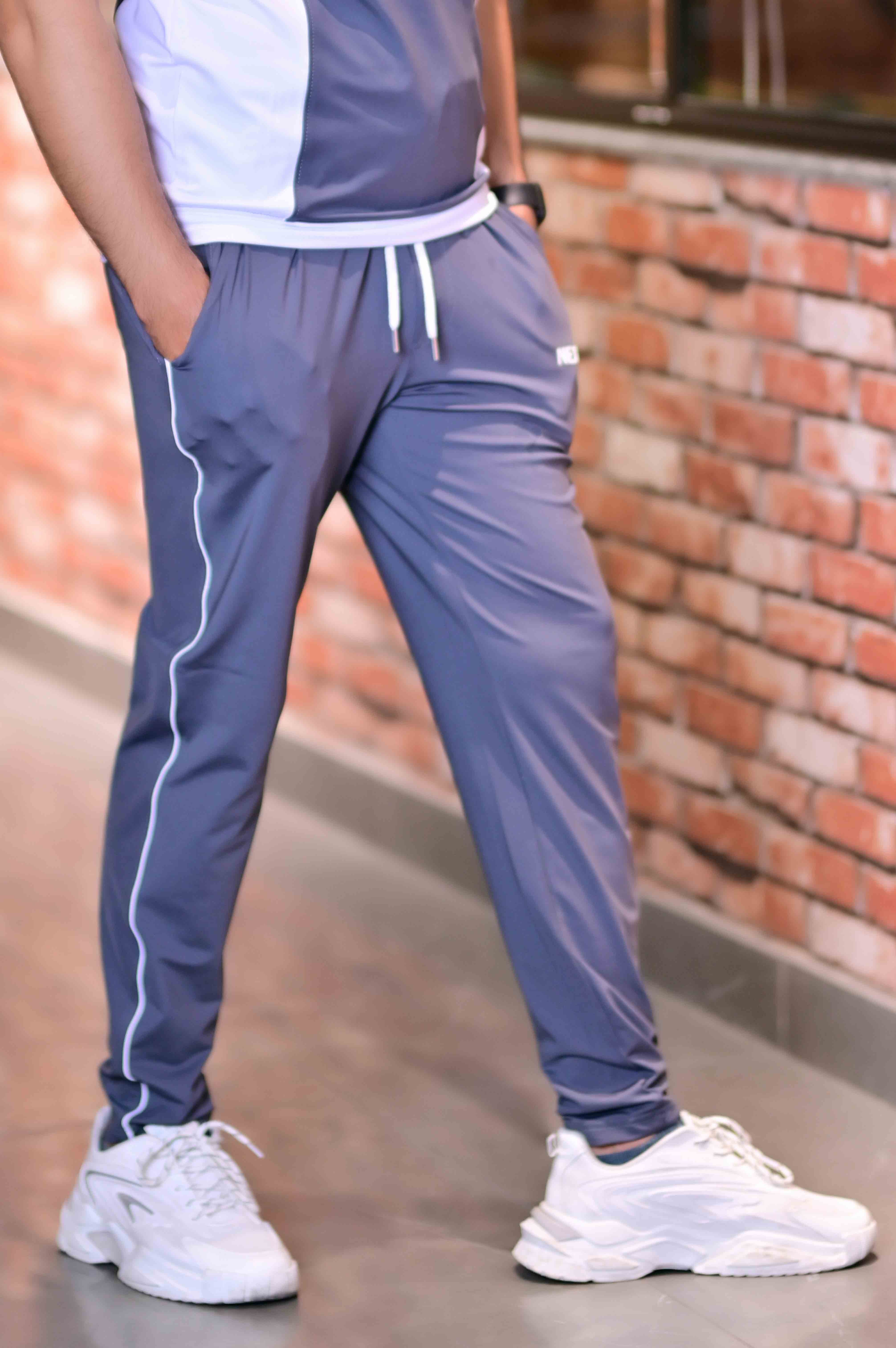 Charcoal White Superflex Hydro Series Trouser