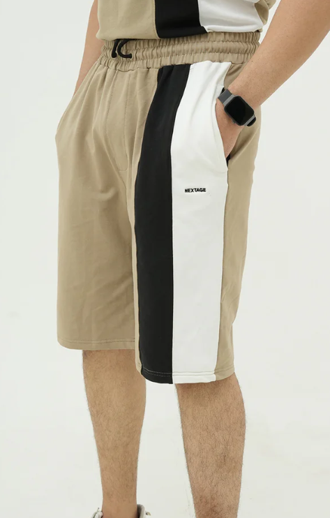 Nextage Sand Stripe Polo Short