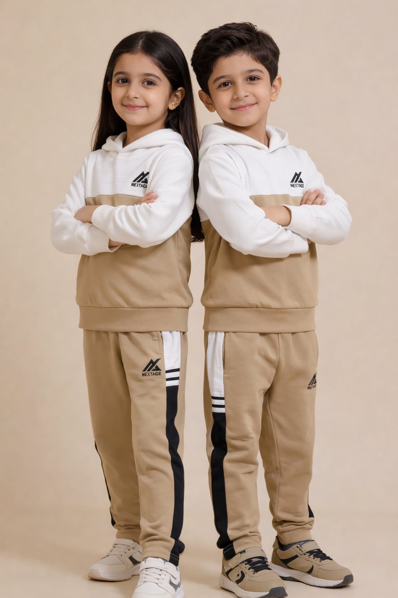 Nextage Contrast Embroidered Logo Tracksuit Image 4
