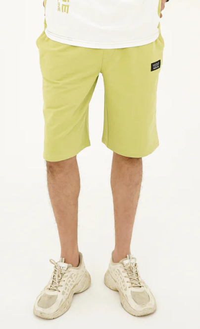 Nextage Printed Slogan Green white Short